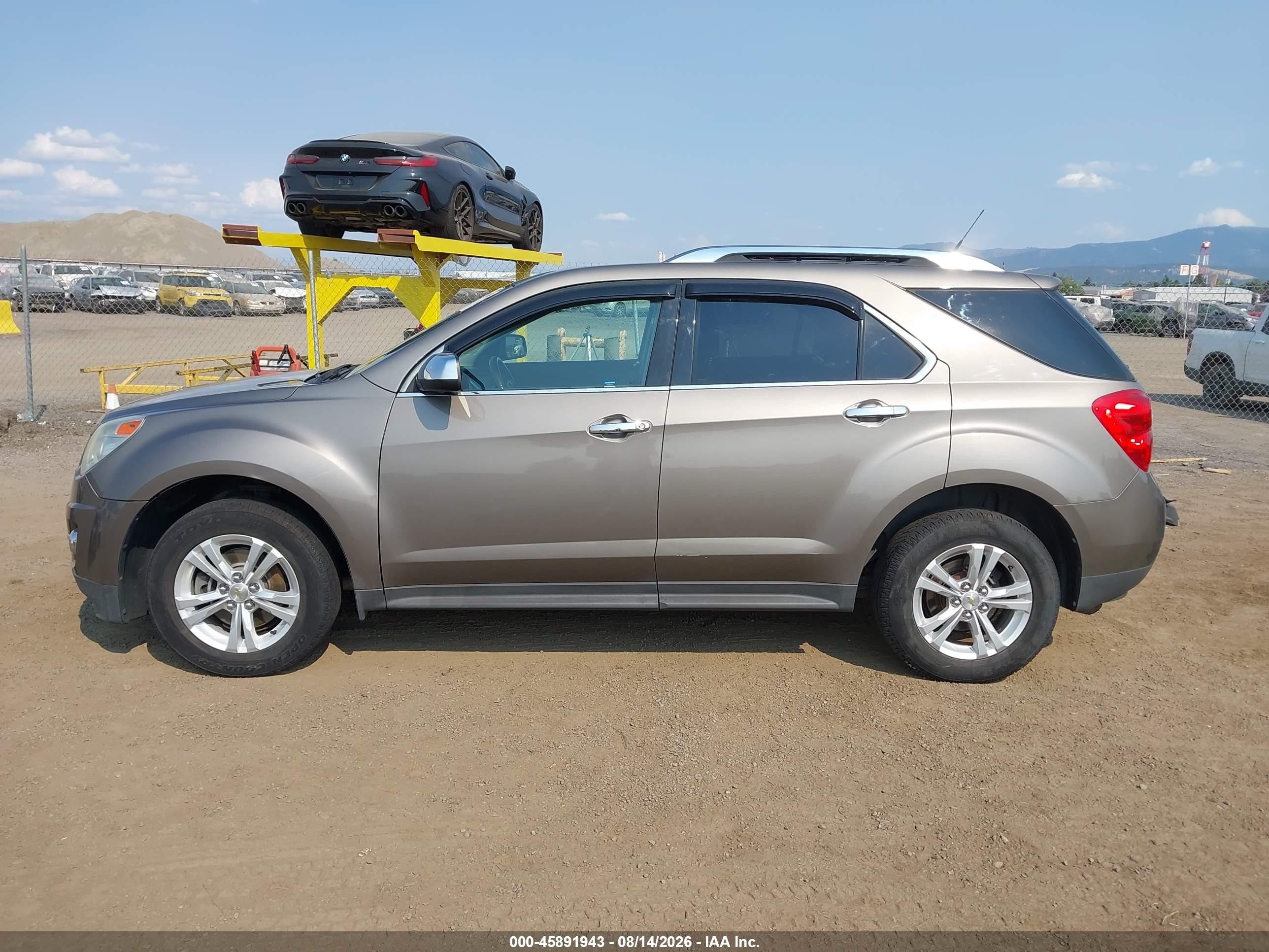 2011 Chevrolet Equinox Ltz Gray vin: 2CNFLGEC4B6394797