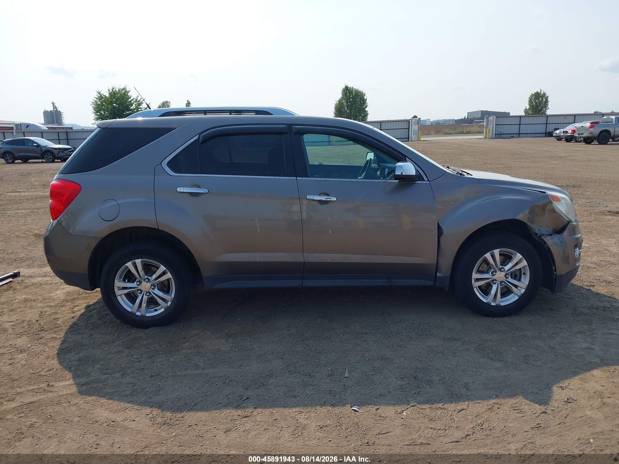 2011 Chevrolet Equinox Ltz Gray vin: 2CNFLGEC4B6394797