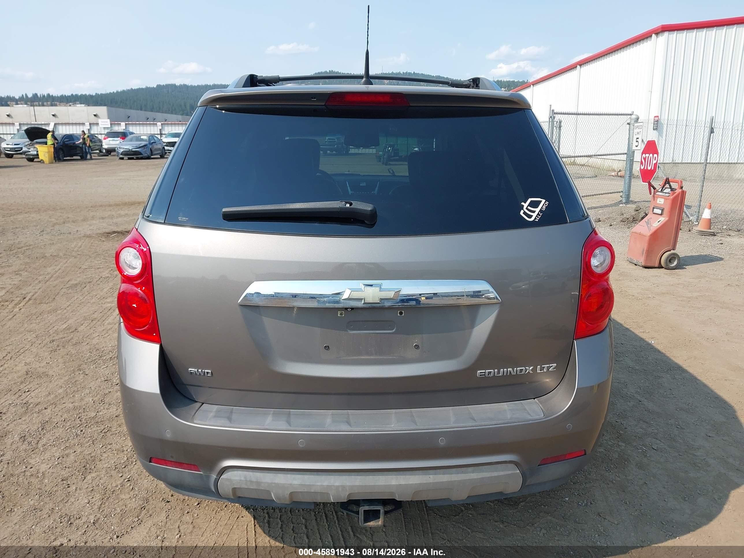 2011 Chevrolet Equinox Ltz Gray vin: 2CNFLGEC4B6394797