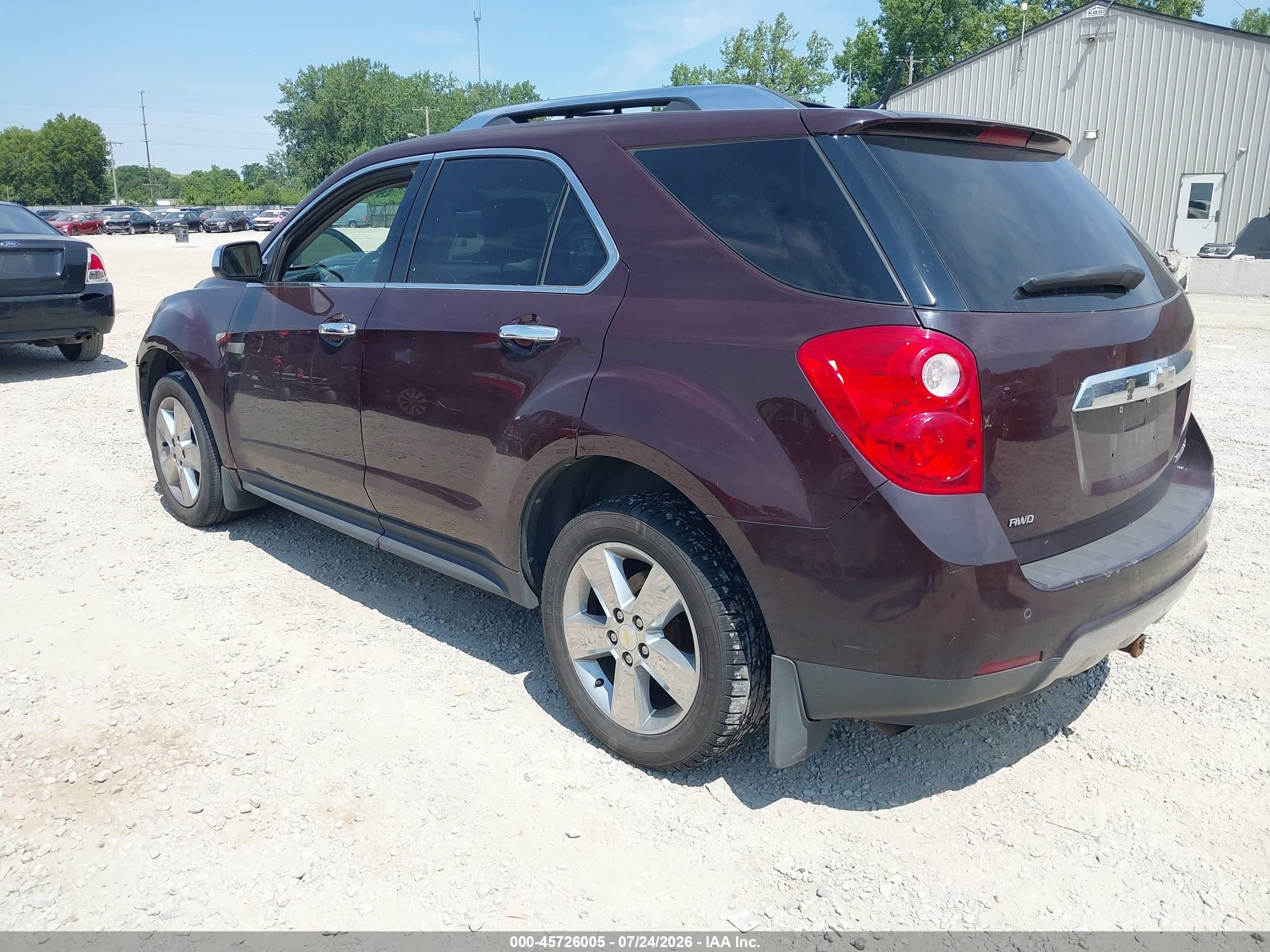 2011 Chevrolet Equinox Ltz Maroon vin: 2CNFLGEC6B6465742