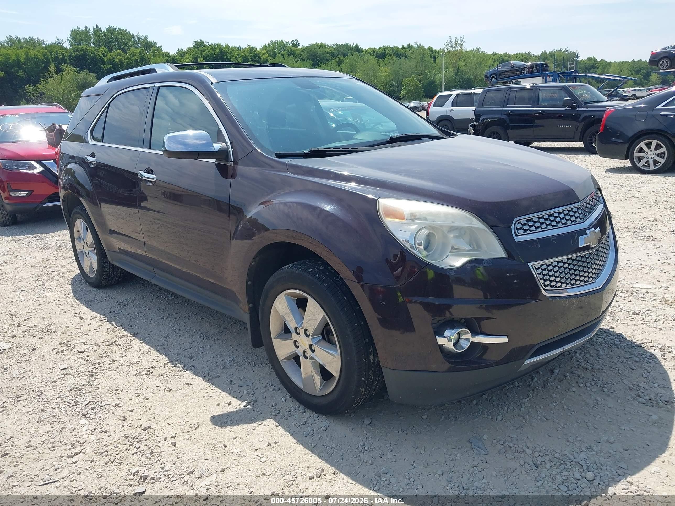 2011 Chevrolet Equinox Ltz Maroon vin: 2CNFLGEC6B6465742