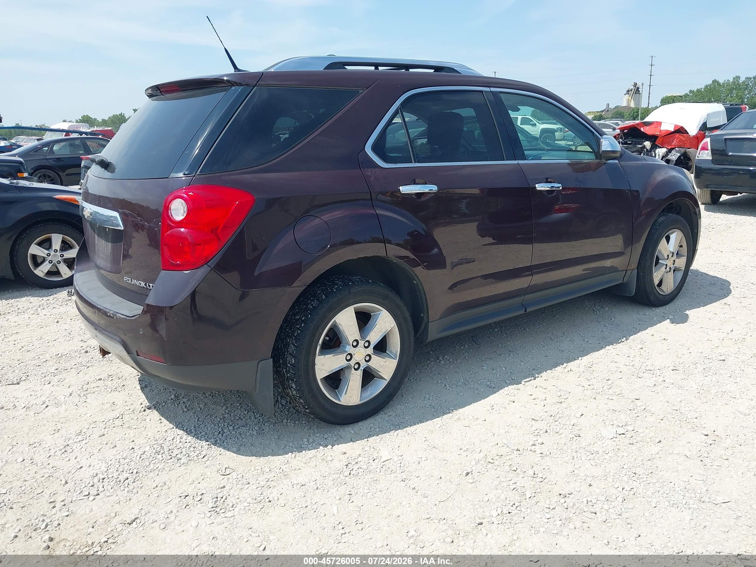 2011 Chevrolet Equinox Ltz Maroon vin: 2CNFLGEC6B6465742