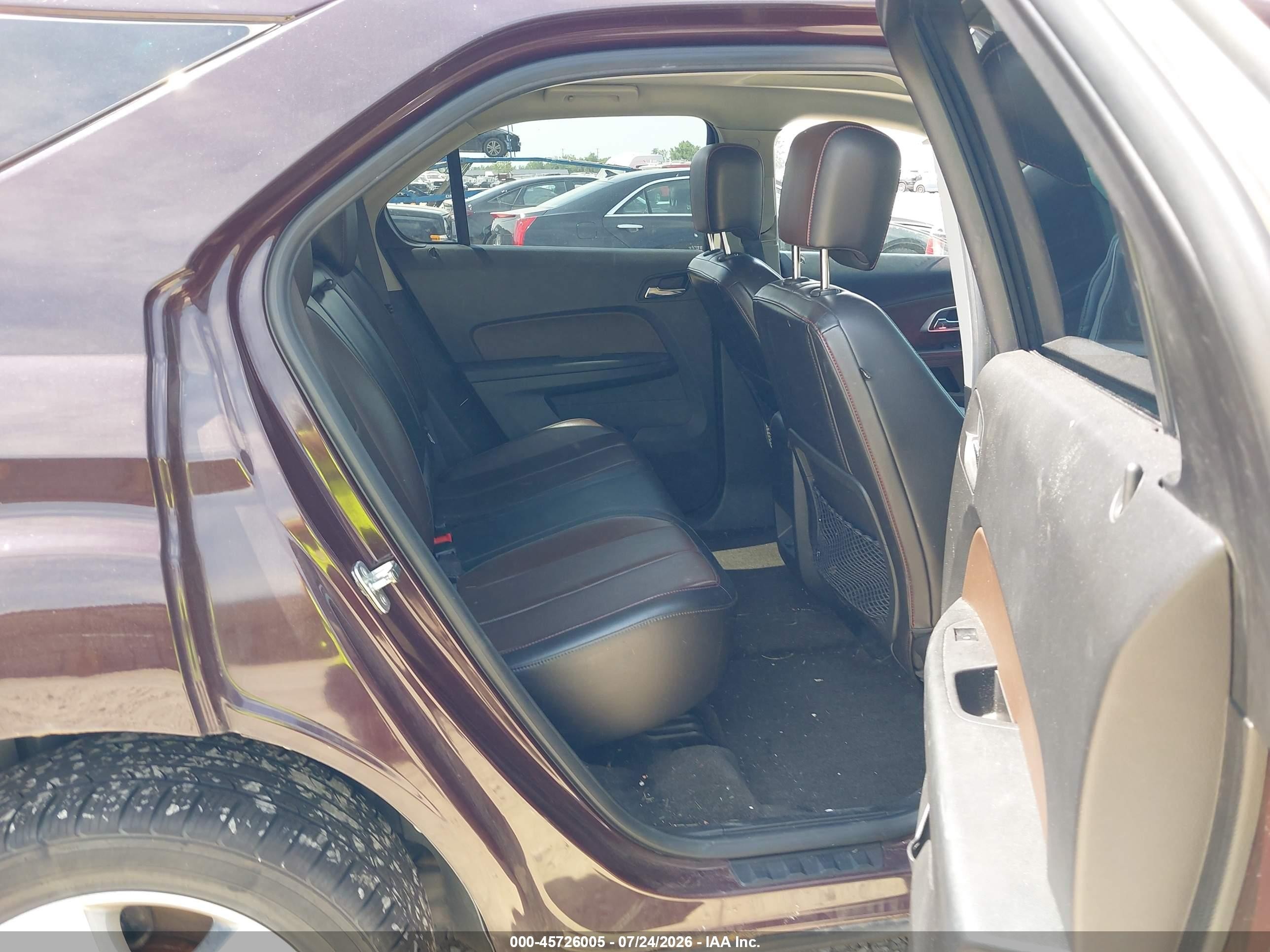 2011 Chevrolet Equinox Ltz Maroon vin: 2CNFLGEC6B6465742