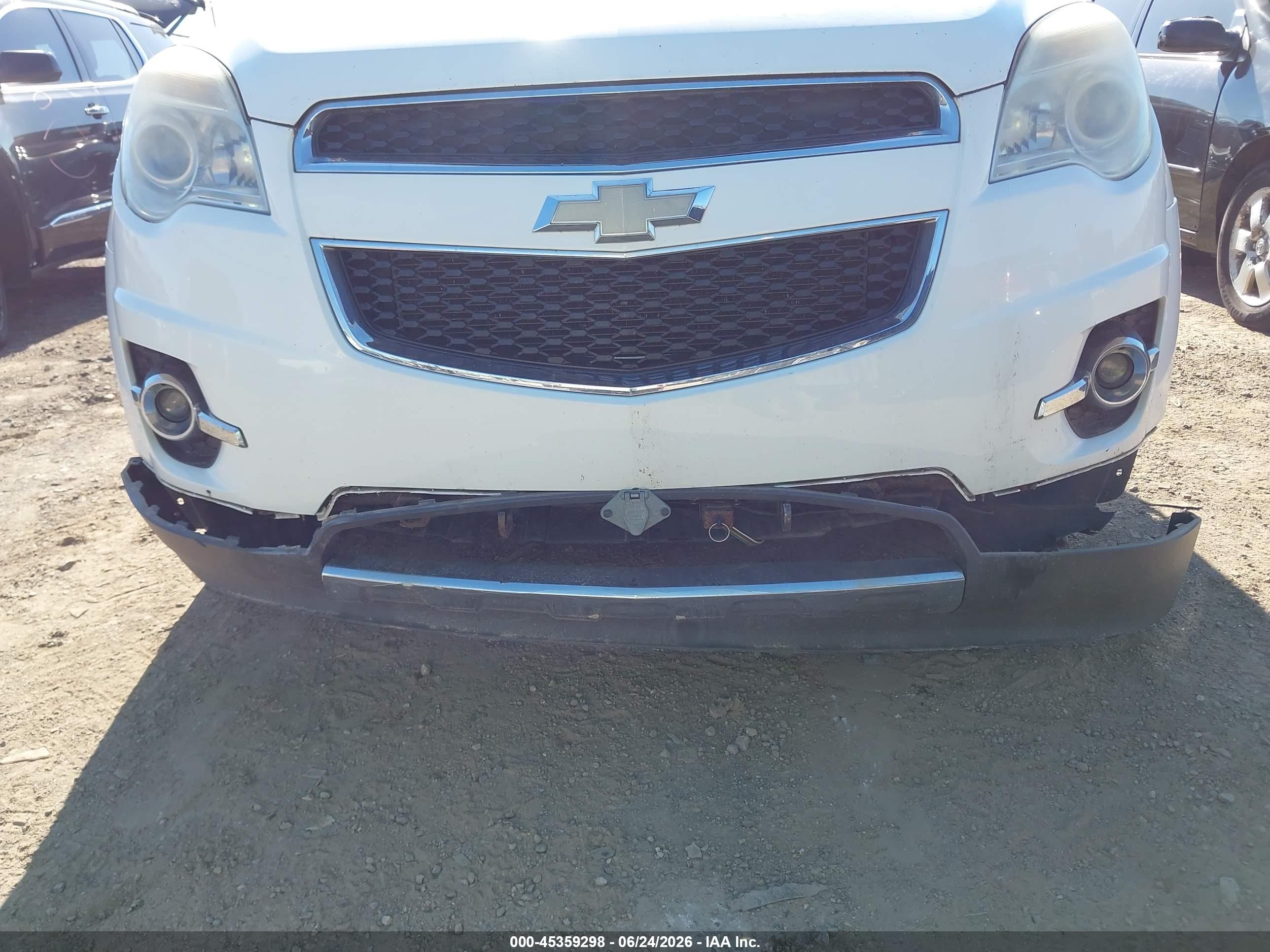 2011 Chevrolet Equinox Ltz White vin: 2CNFLGEC8B6228167