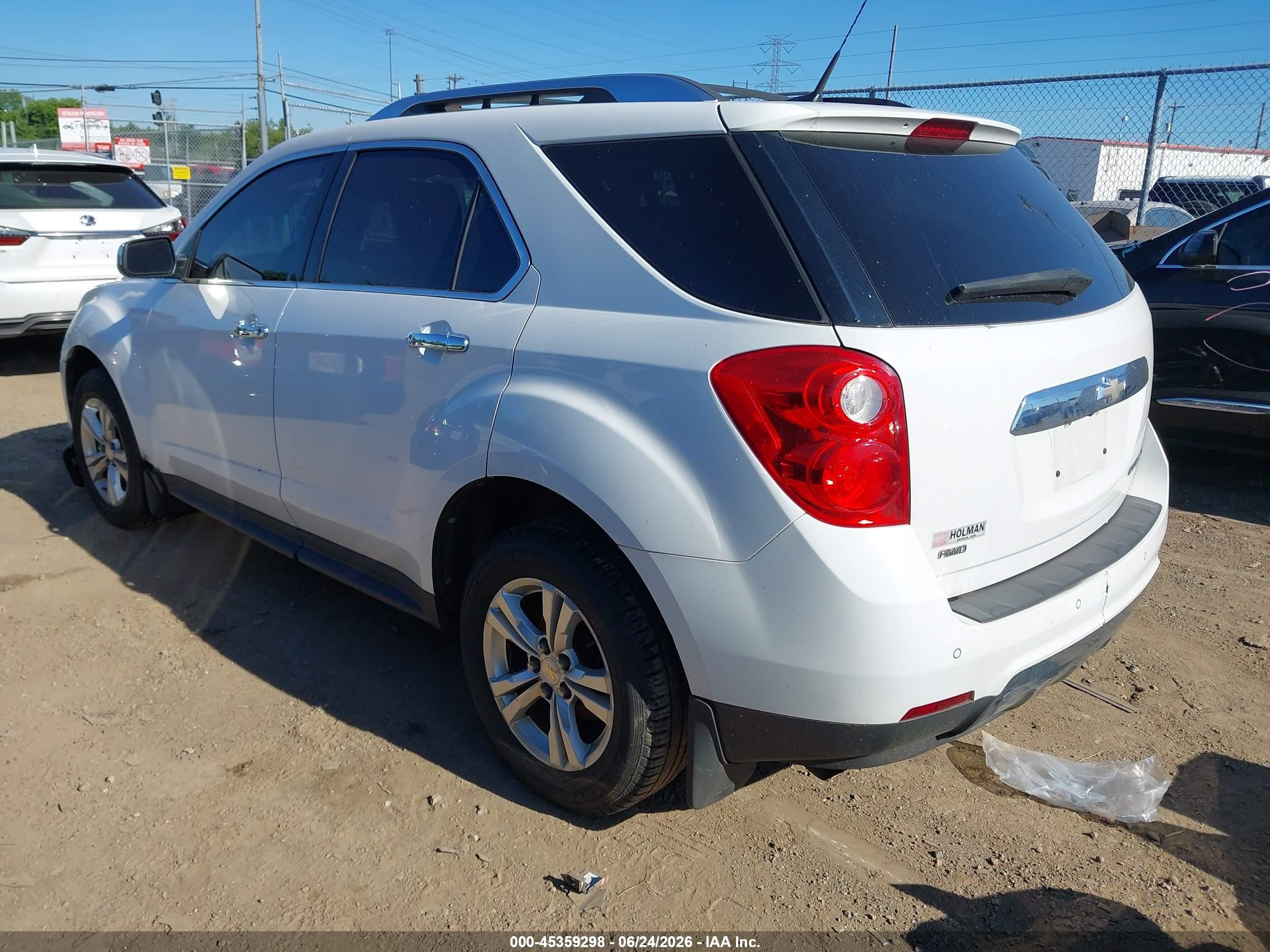 2011 Chevrolet Equinox Ltz White vin: 2CNFLGEC8B6228167