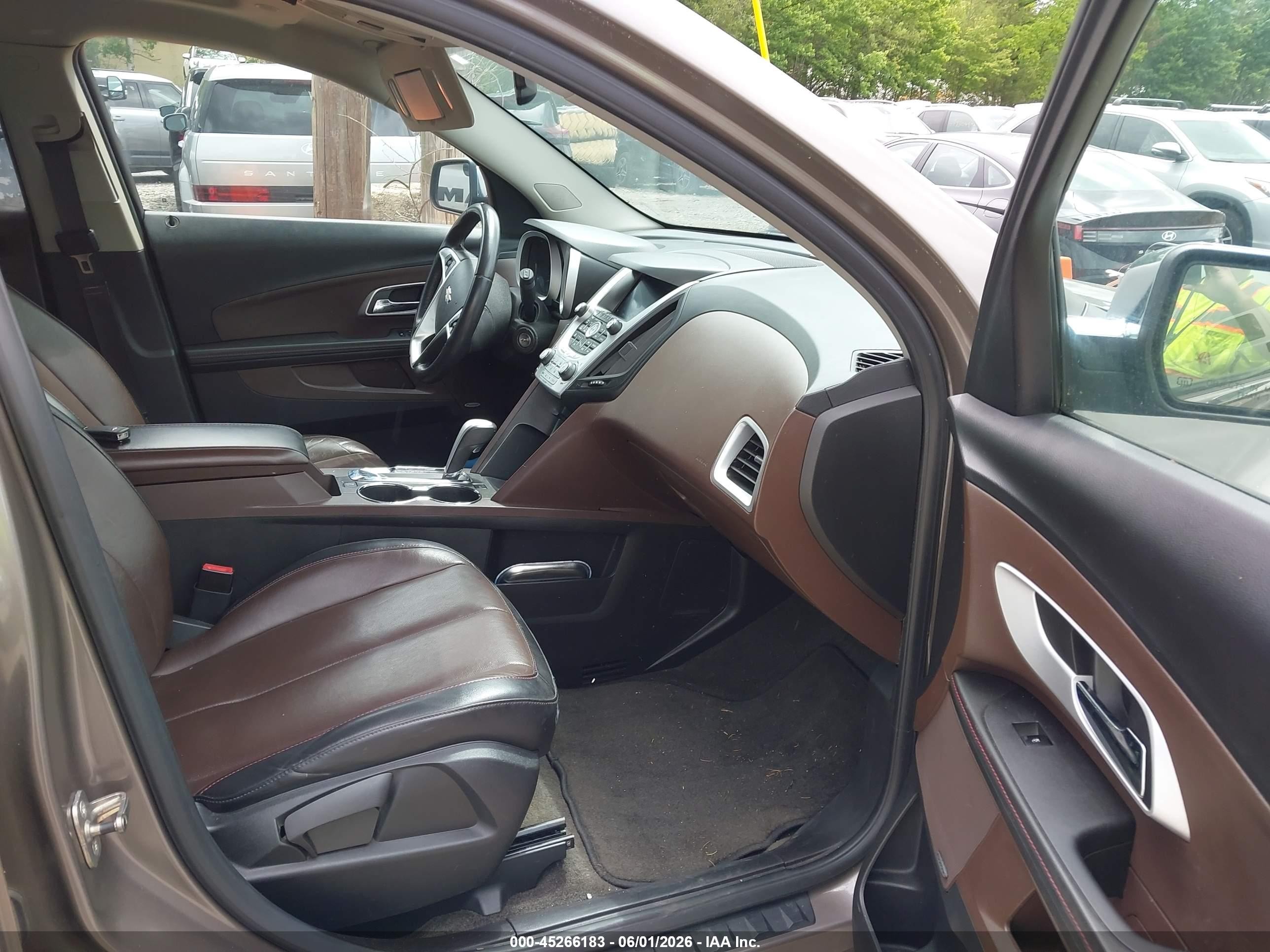 2011 Chevrolet Equinox Ltz Brown vin: 2CNFLGEC8B6235958