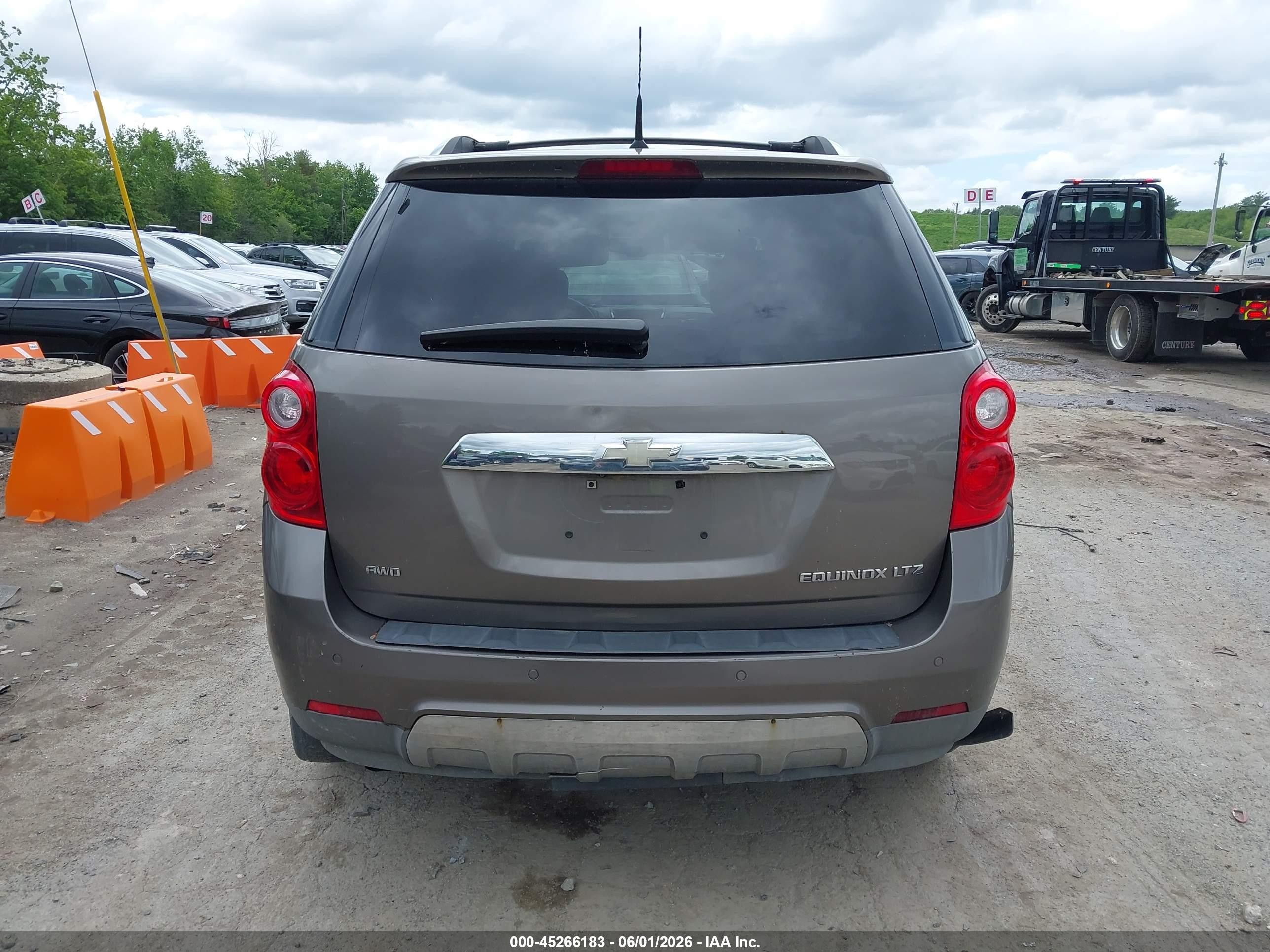 2011 Chevrolet Equinox Ltz Brown vin: 2CNFLGEC8B6235958