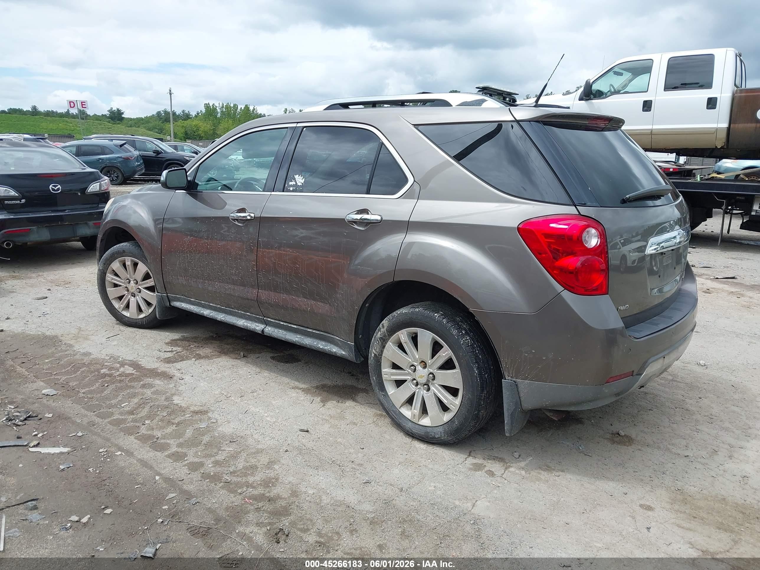 2011 Chevrolet Equinox Ltz Brown vin: 2CNFLGEC8B6235958