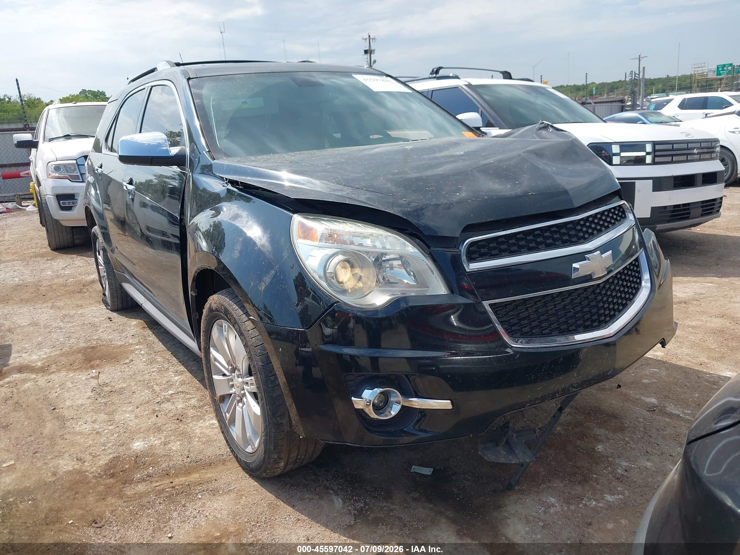 2010 Chevrolet Equinox Ltz Black vin: 2CNFLGEW6A6296122