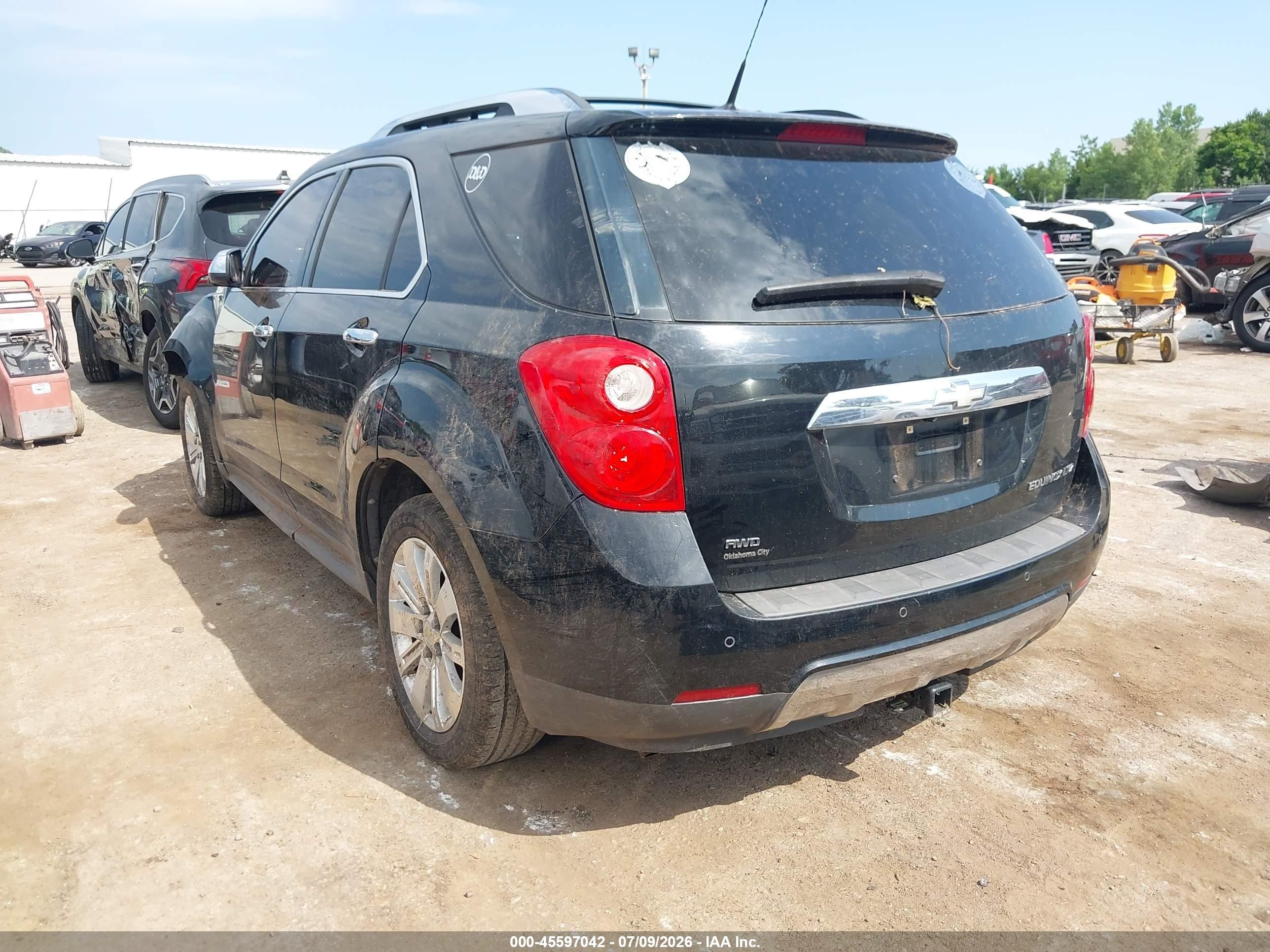2010 Chevrolet Equinox Ltz Черный vin: 2CNFLGEW6A6296122