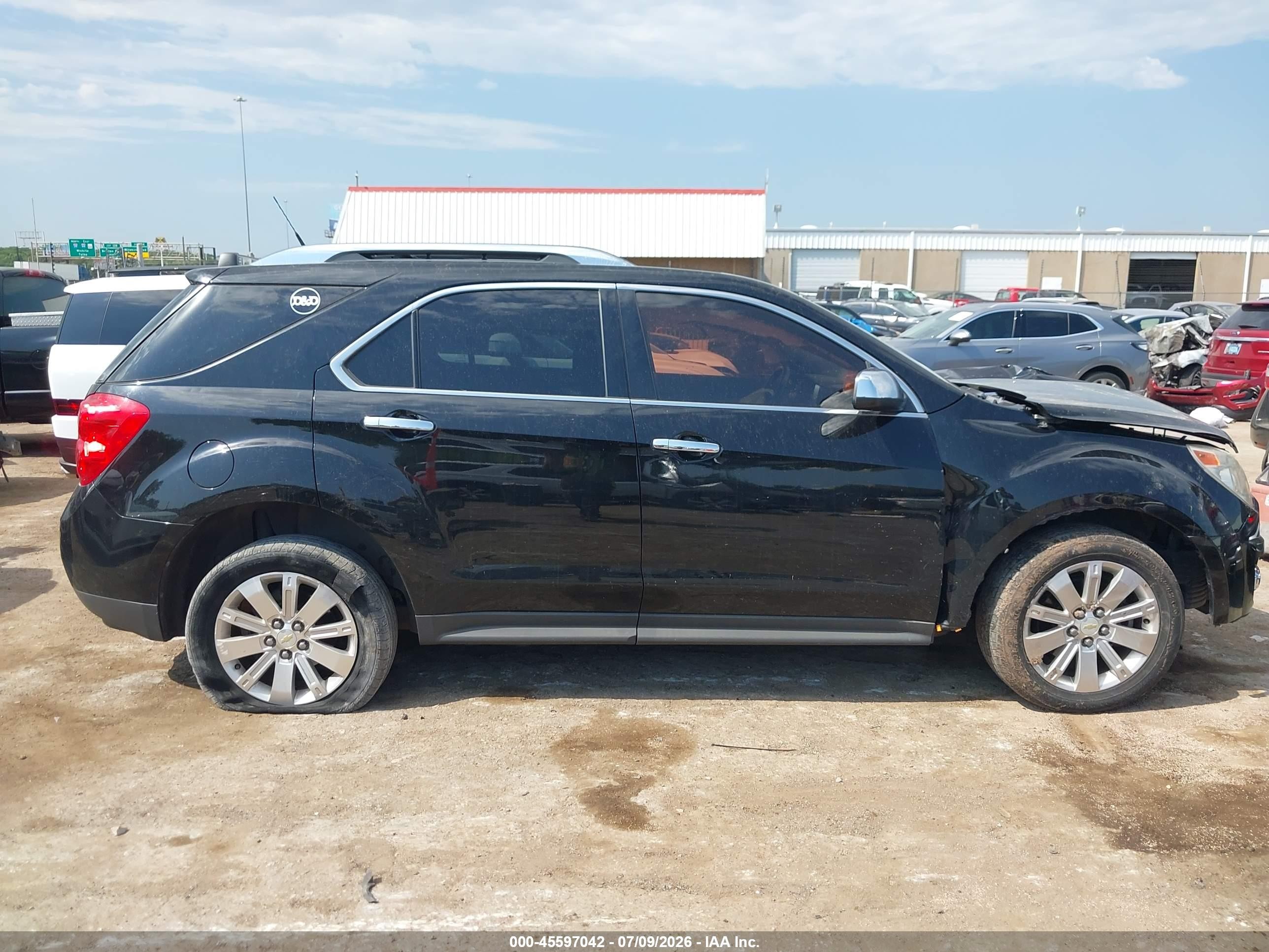 2010 Chevrolet Equinox Ltz Черный vin: 2CNFLGEW6A6296122