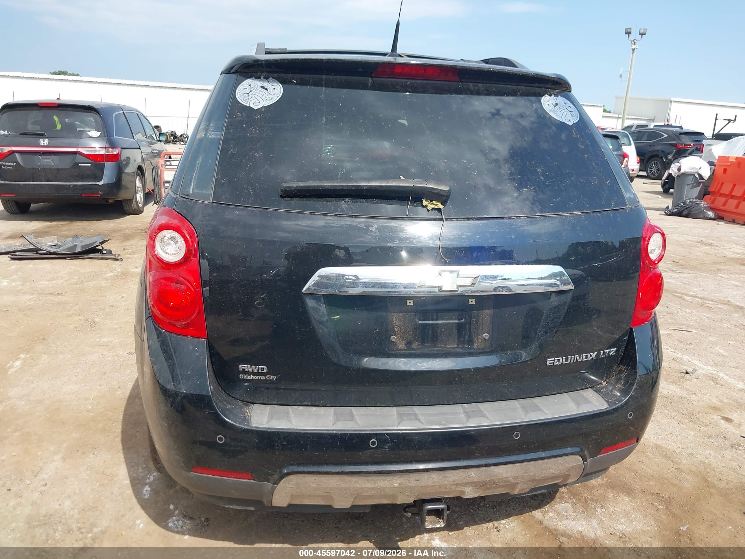2010 Chevrolet Equinox Ltz Черный vin: 2CNFLGEW6A6296122