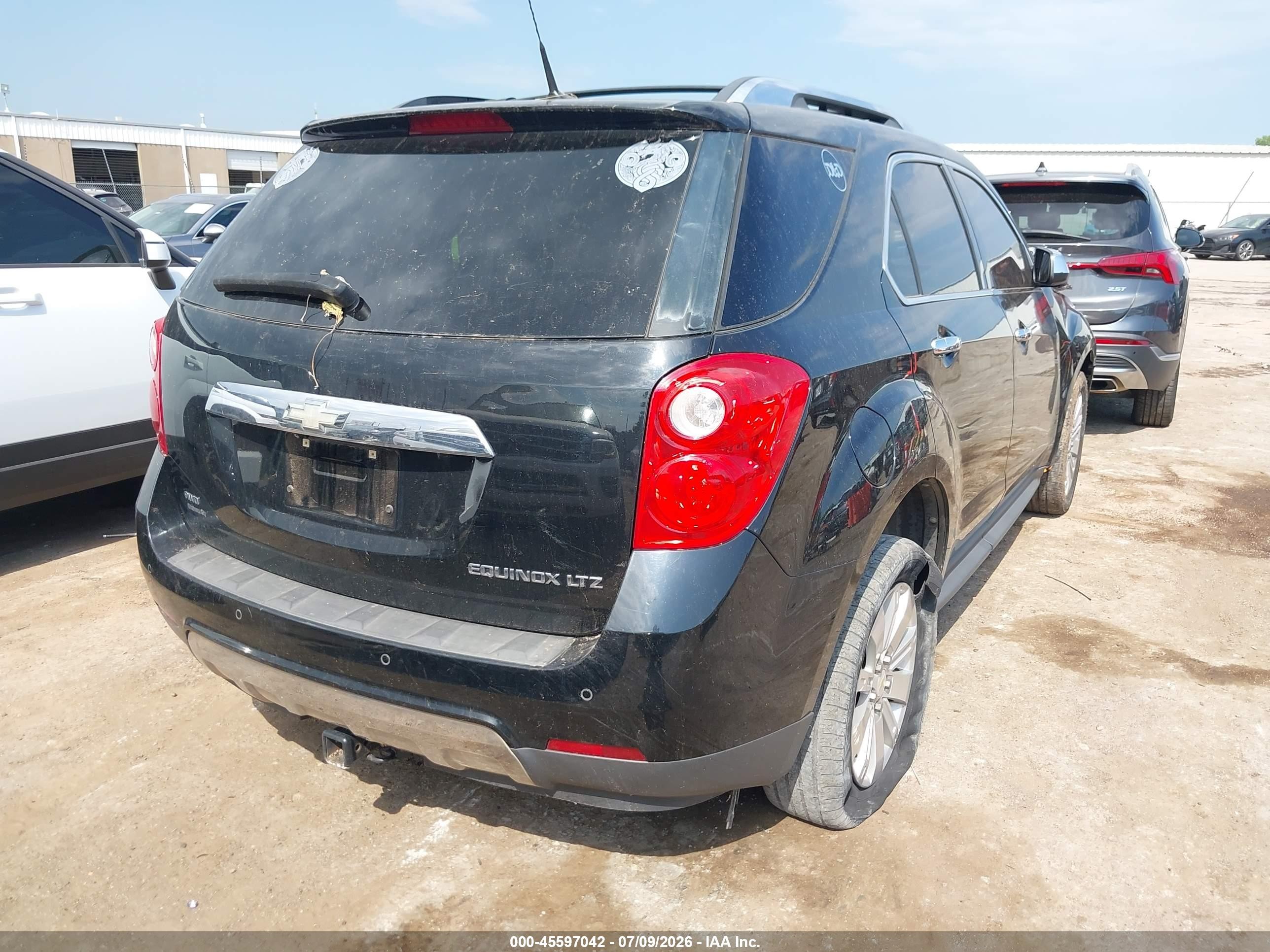 2010 Chevrolet Equinox Ltz Черный vin: 2CNFLGEW6A6296122