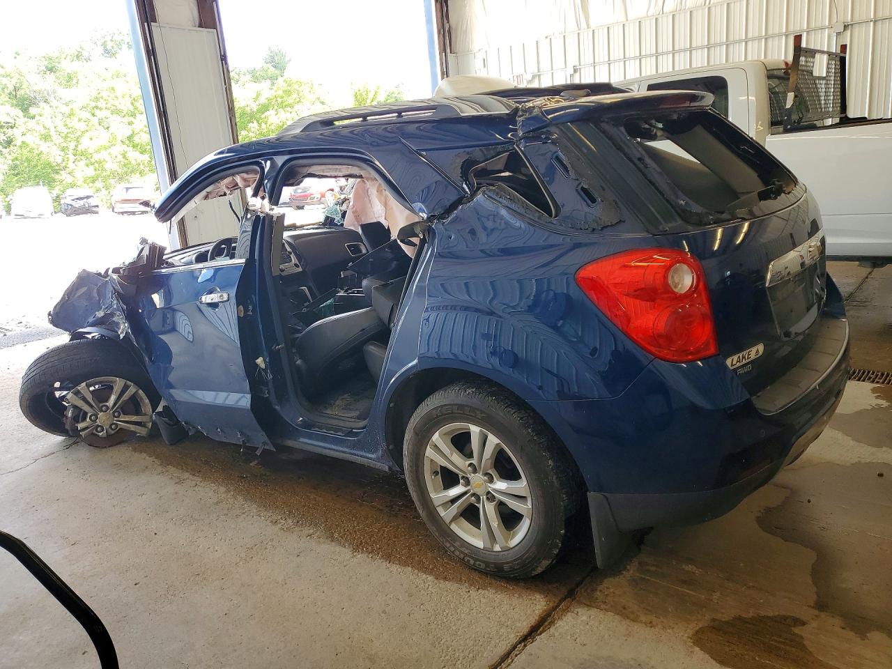2010 Chevrolet Equinox Ltz Blue vin: 2CNFLGEW6A6322220