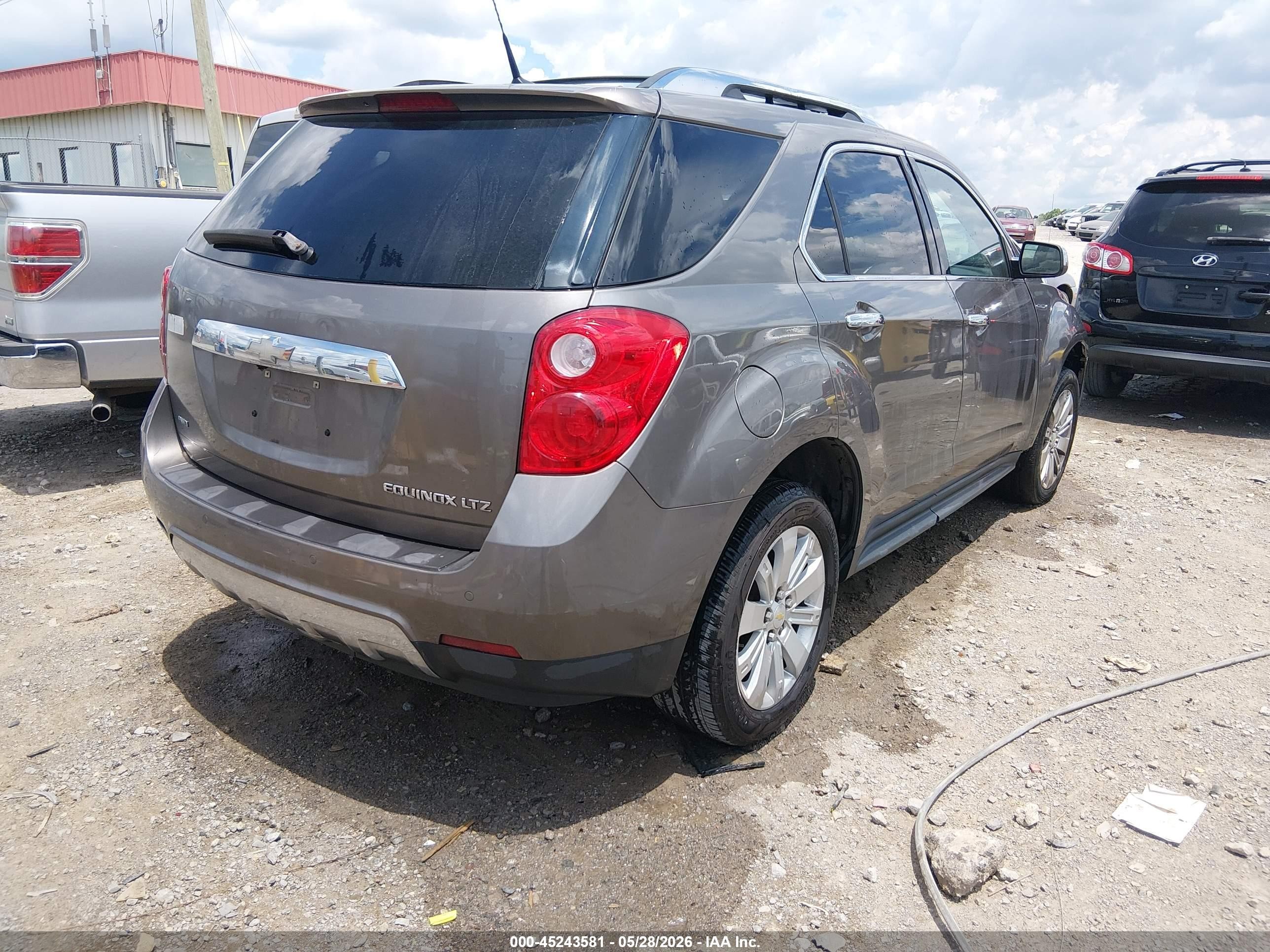 2010 Chevrolet Equinox Ltz Dark Brown vin: 2CNFLGEWXA6244394