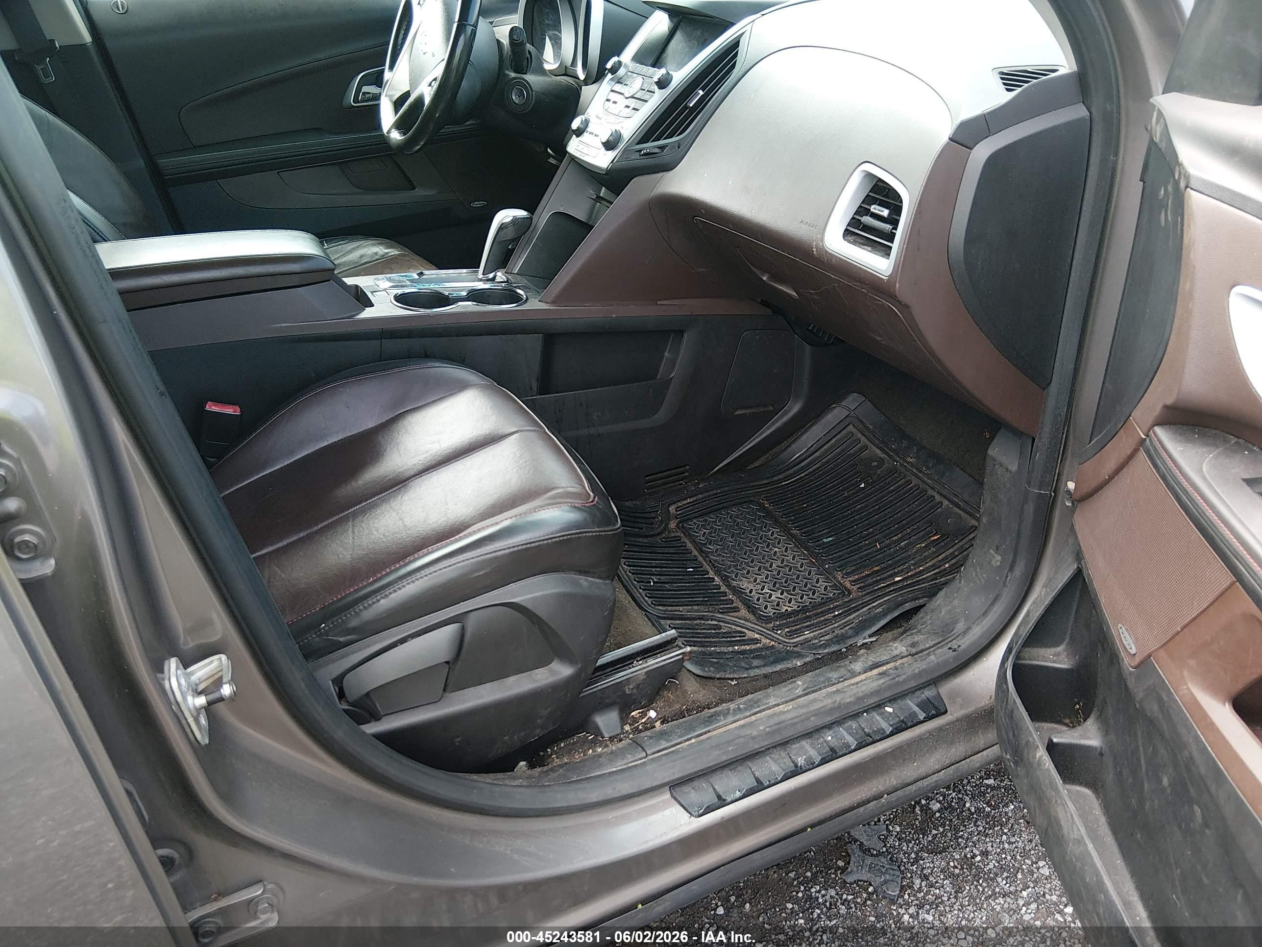 2010 Chevrolet Equinox Ltz Dark Brown vin: 2CNFLGEWXA6244394