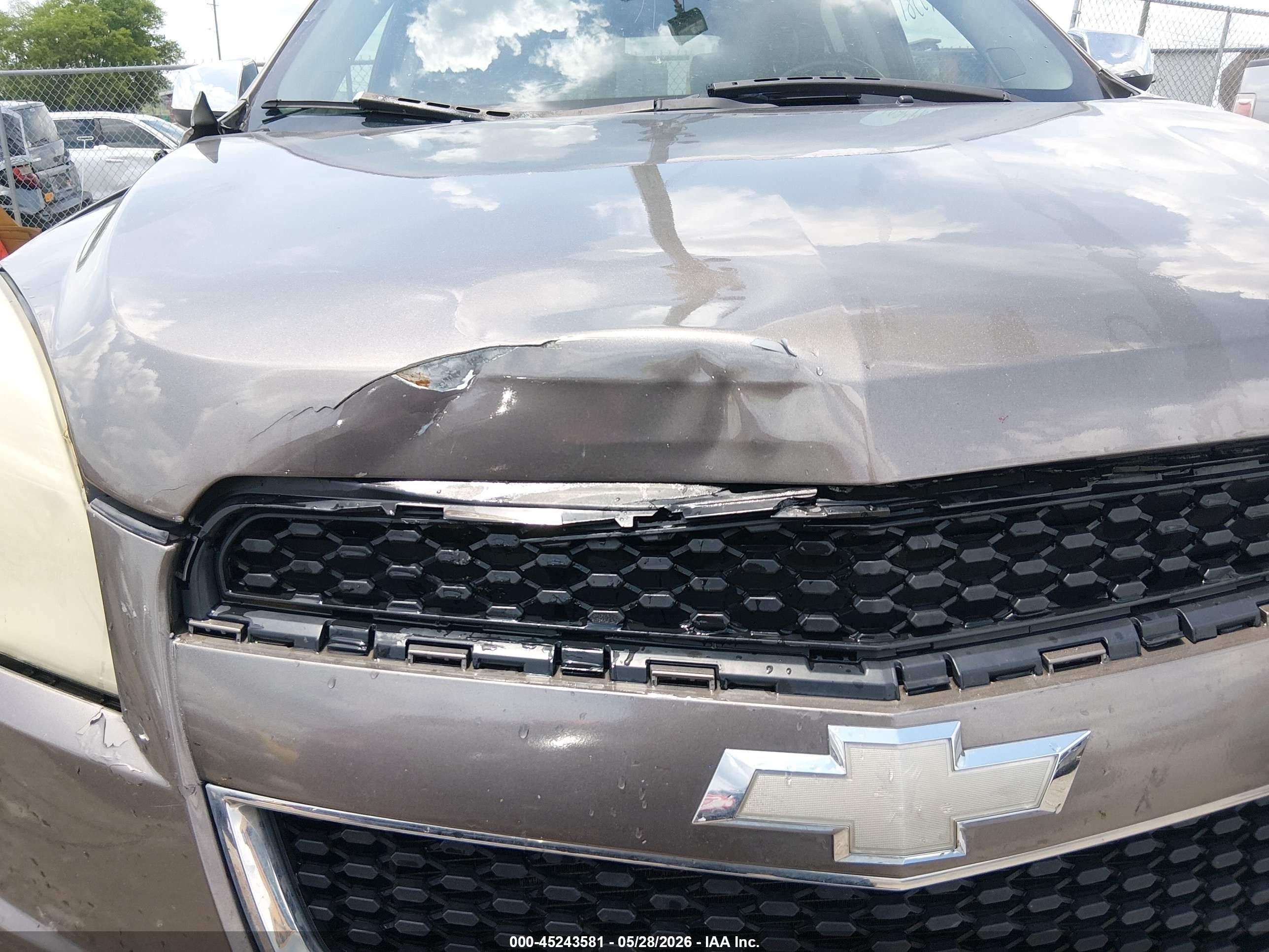 2010 Chevrolet Equinox Ltz Dark Brown vin: 2CNFLGEWXA6244394