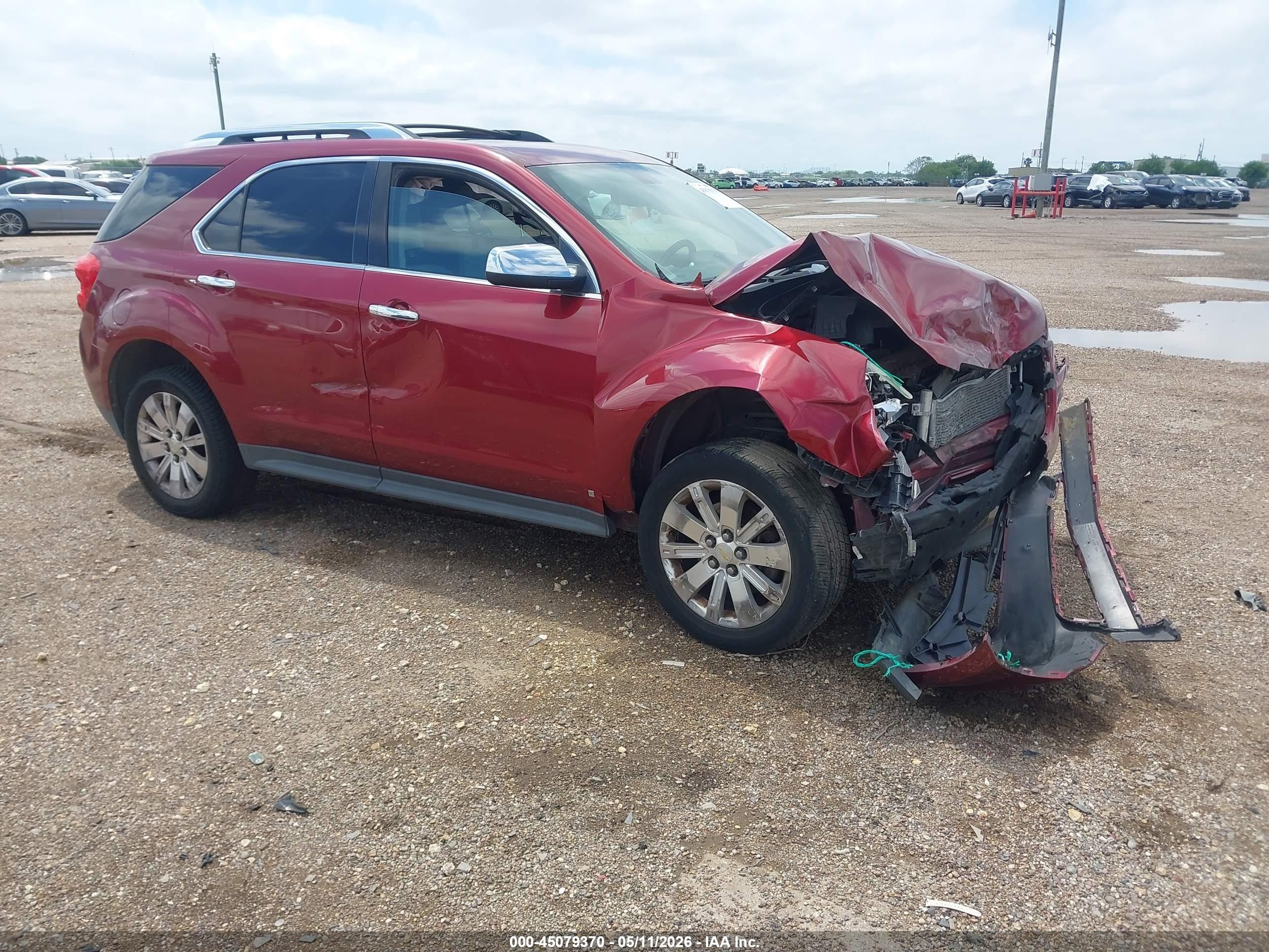 2010 Chevrolet Equinox Ltz Red vin: 2CNFLGEY3A6224439
