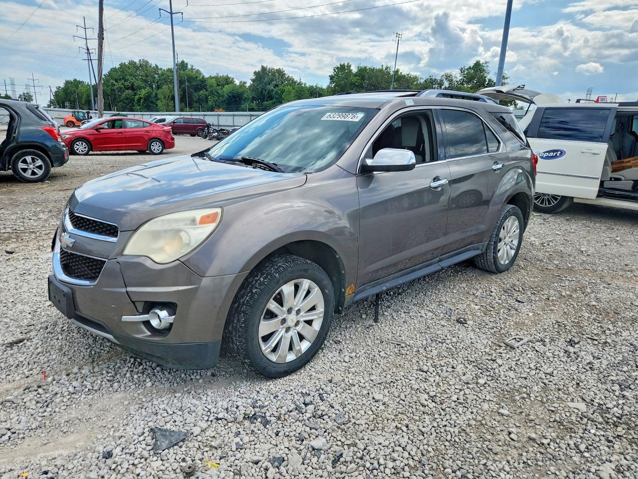 2010 Chevrolet Equinox Ltz Серебряный vin: 2CNFLGEY3A6266495