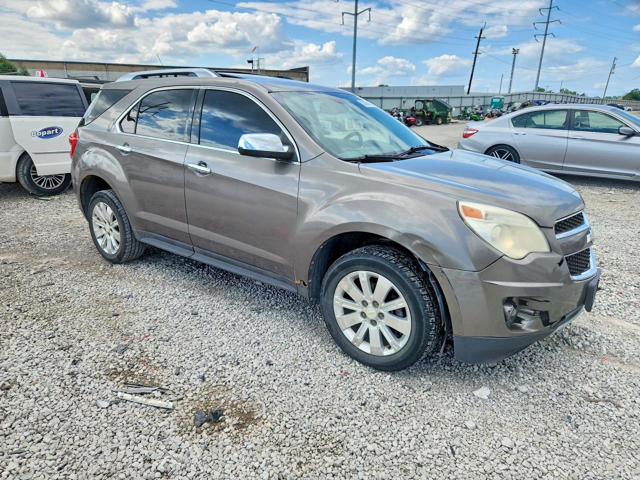 2010 Chevrolet Equinox Ltz Серебряный vin: 2CNFLGEY3A6266495