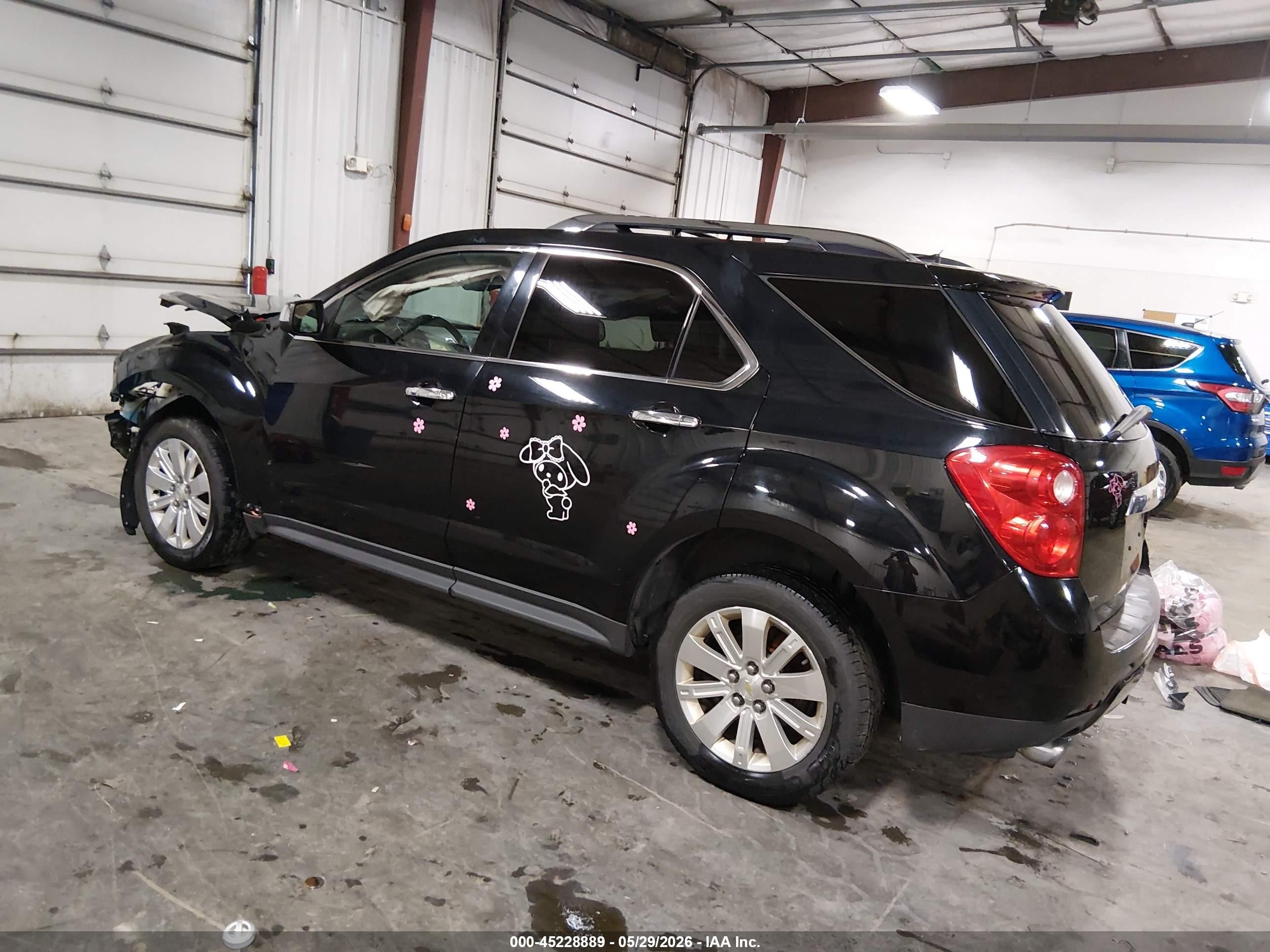 2010 Chevrolet Equinox Ltz Black vin: 2CNFLGEY5A6243252