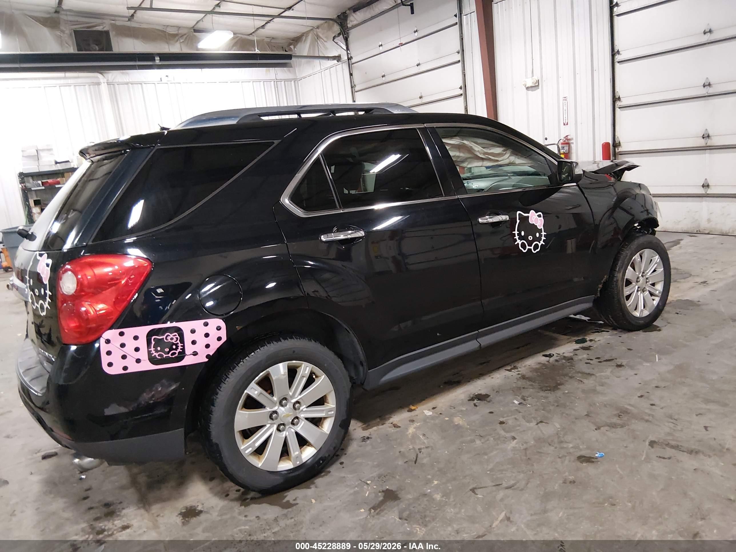 2010 Chevrolet Equinox Ltz Black vin: 2CNFLGEY5A6243252