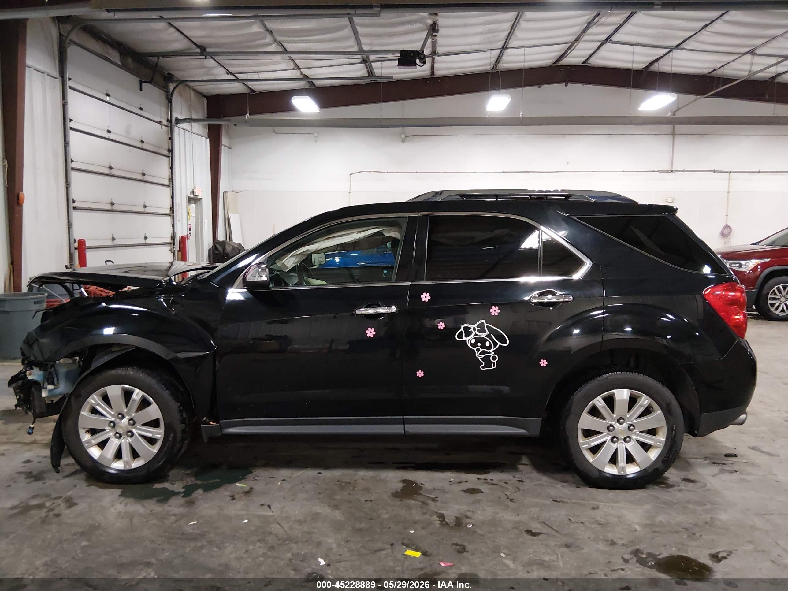 2010 Chevrolet Equinox Ltz Black vin: 2CNFLGEY5A6243252