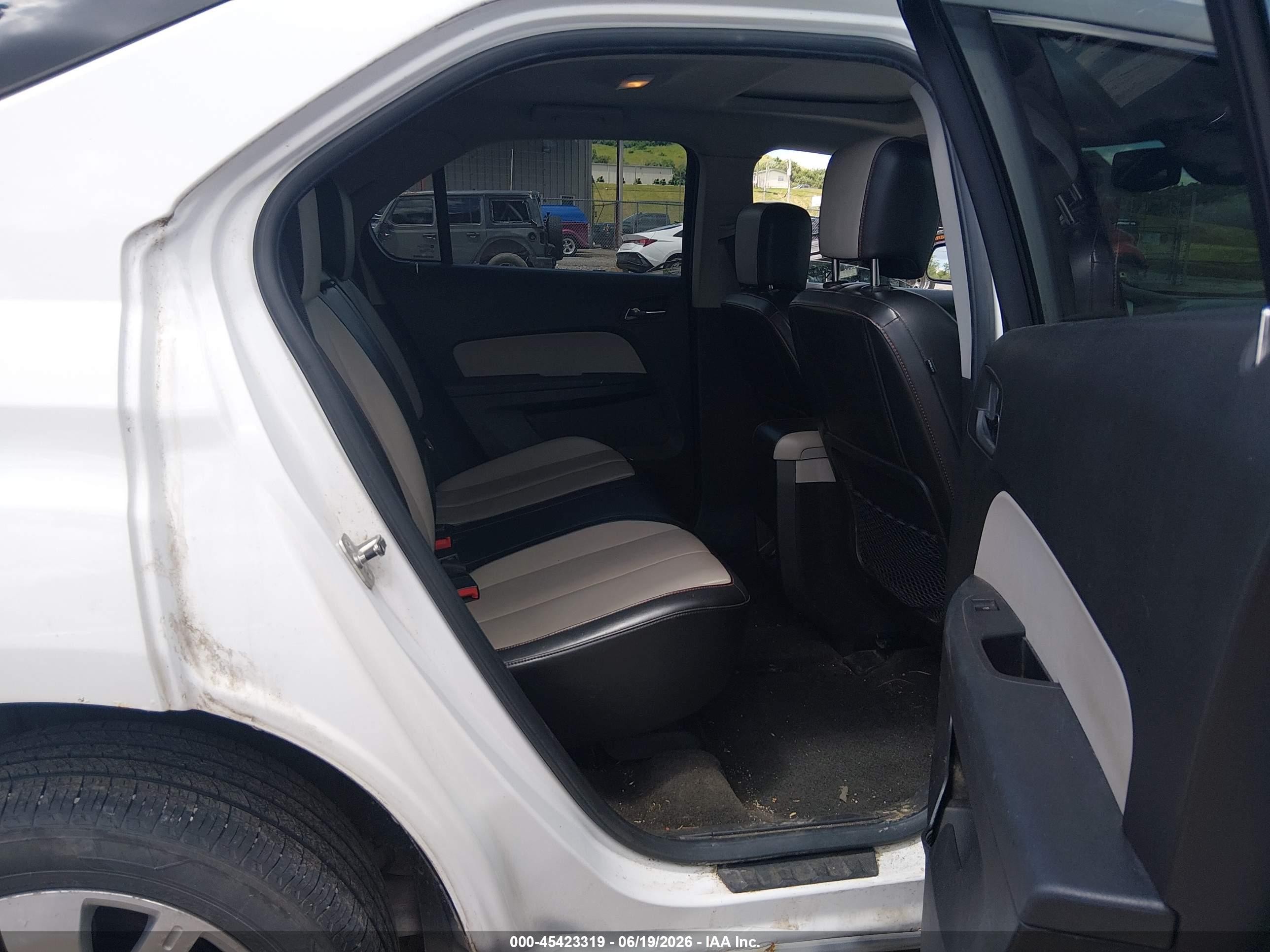 2010 Chevrolet Equinox Ltz White vin: 2CNFLGEY5A6387710