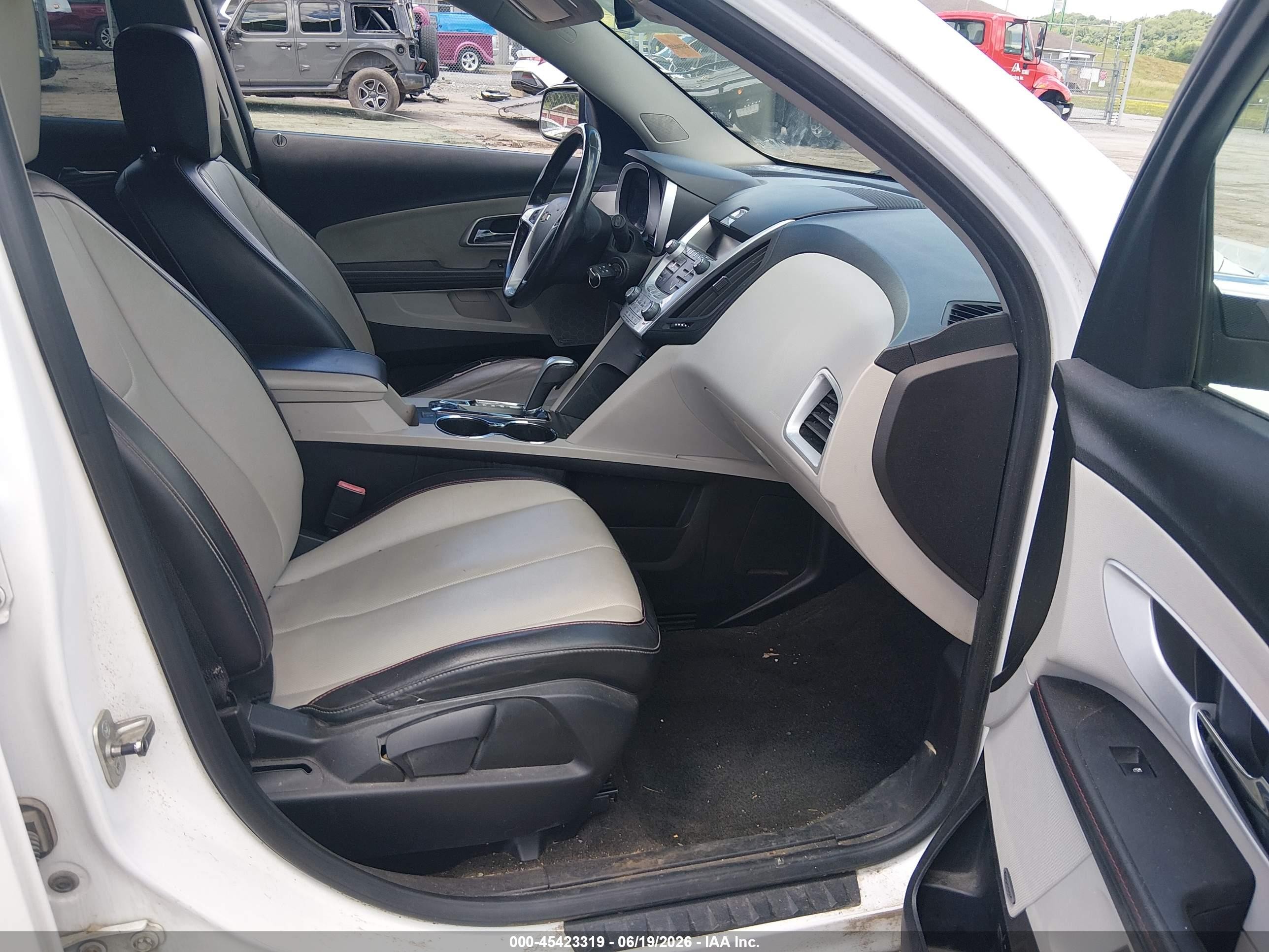 2010 Chevrolet Equinox Ltz White vin: 2CNFLGEY5A6387710