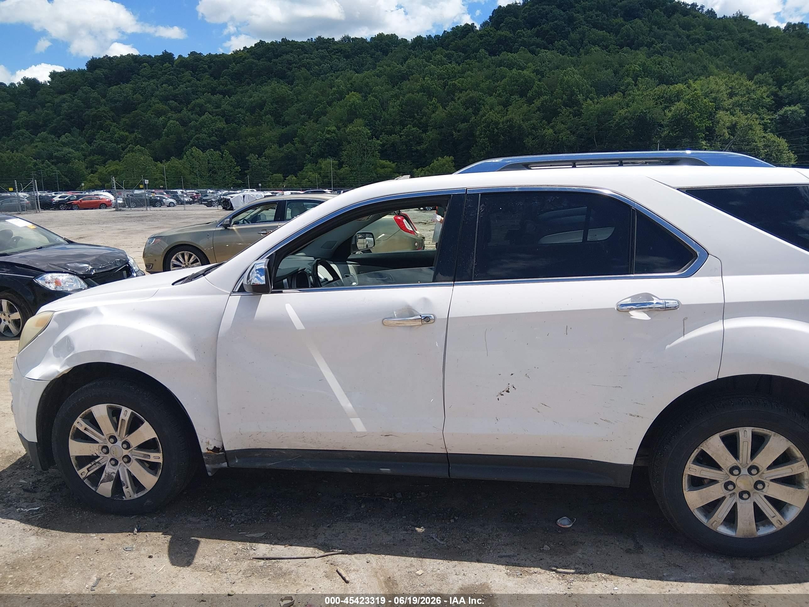 2010 Chevrolet Equinox Ltz White vin: 2CNFLGEY5A6387710