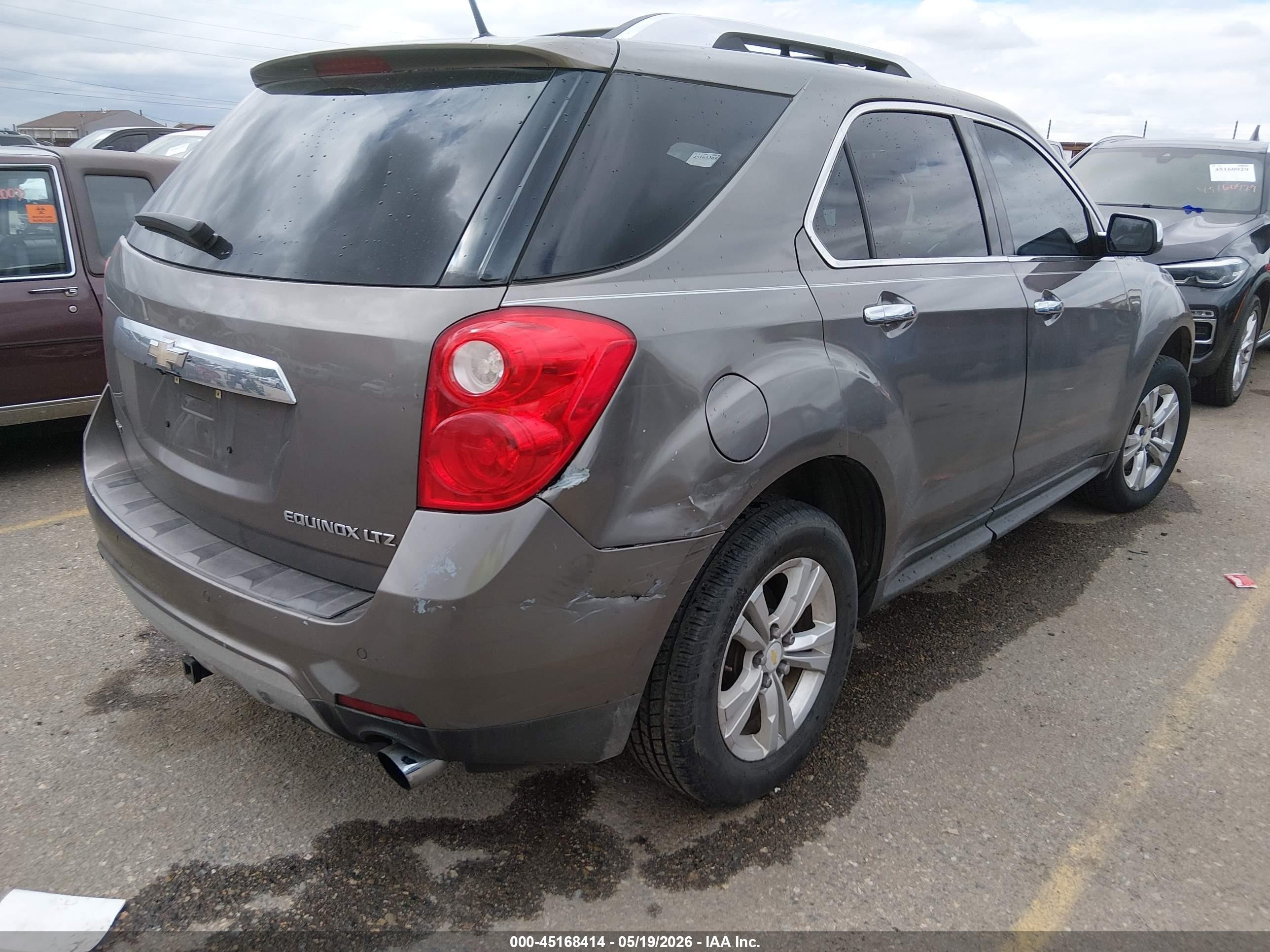 2010 Chevrolet Equinox Ltz Gray vin: 2CNFLGEY7A6298303