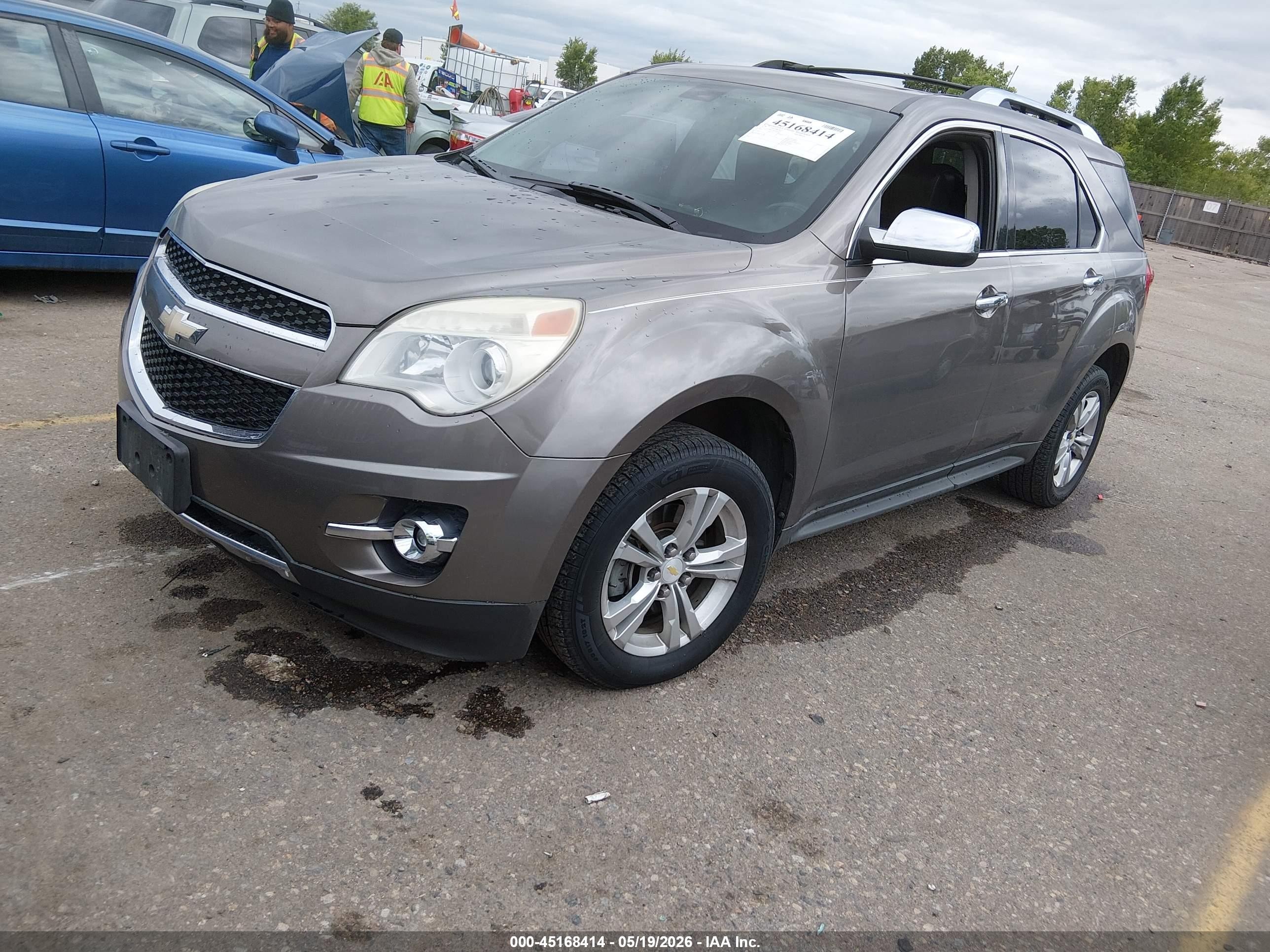 2010 Chevrolet Equinox Ltz Gray vin: 2CNFLGEY7A6298303