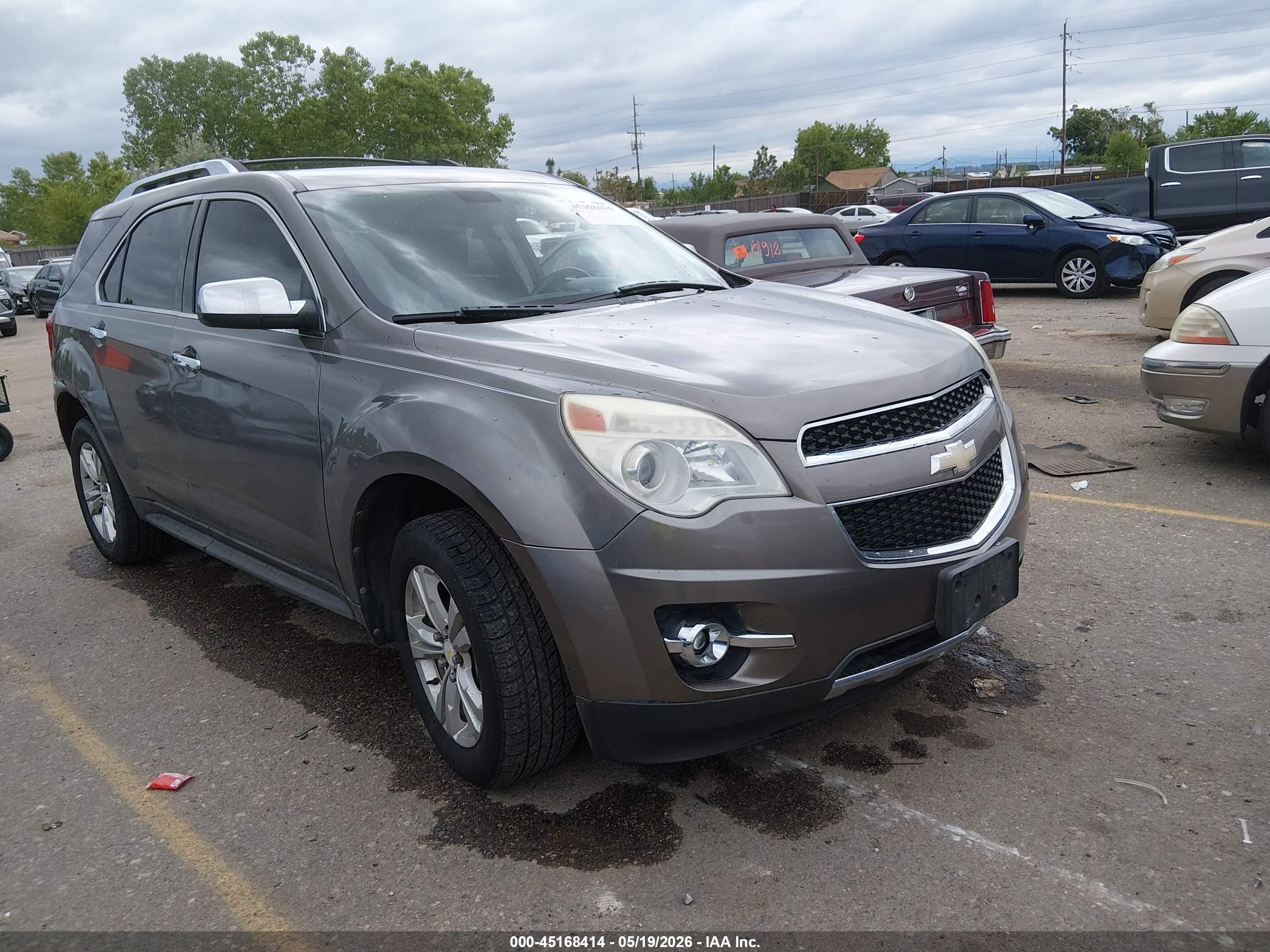 2010 Chevrolet Equinox Ltz Gray vin: 2CNFLGEY7A6298303