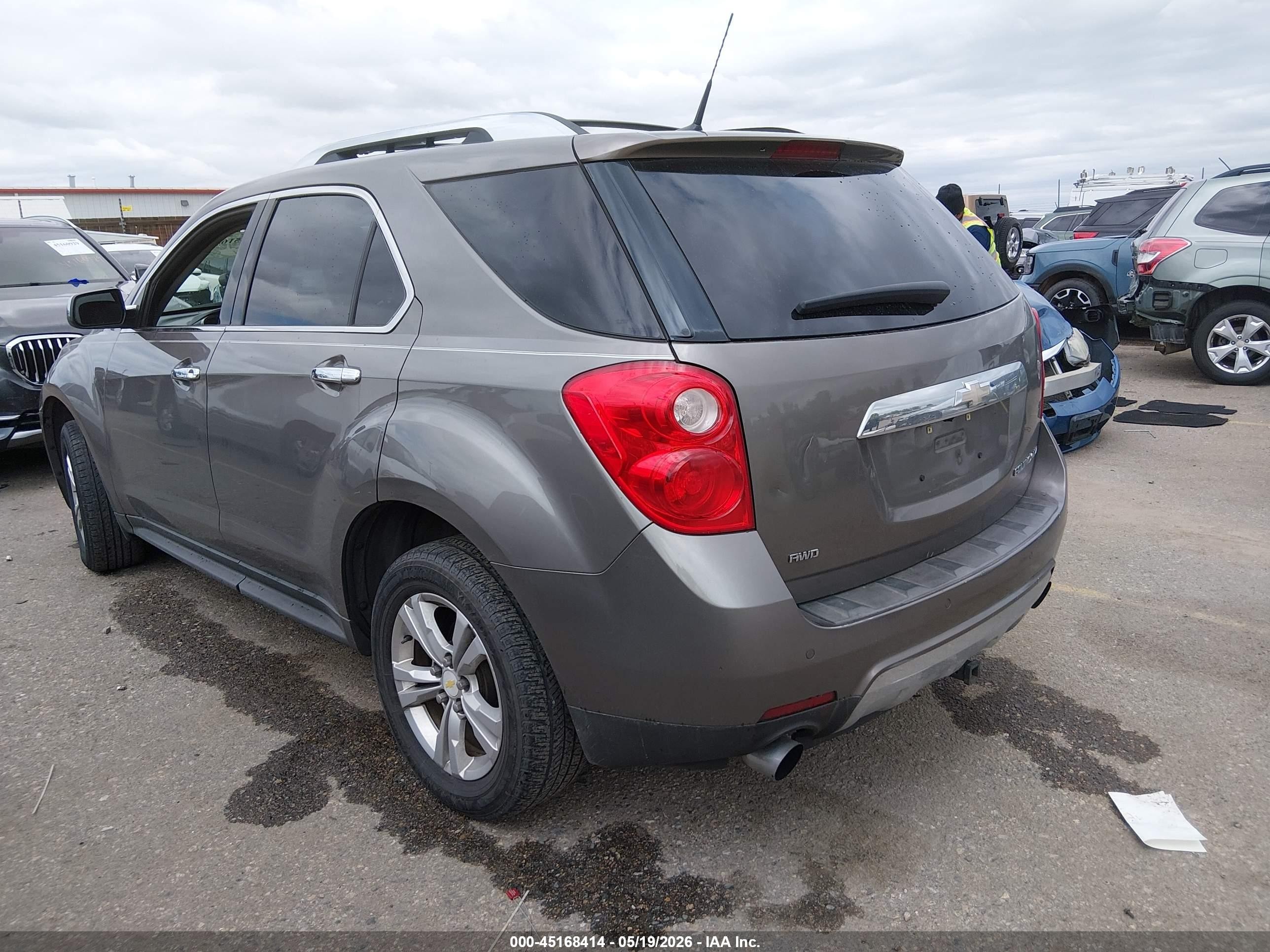 2010 Chevrolet Equinox Ltz Gray vin: 2CNFLGEY7A6298303
