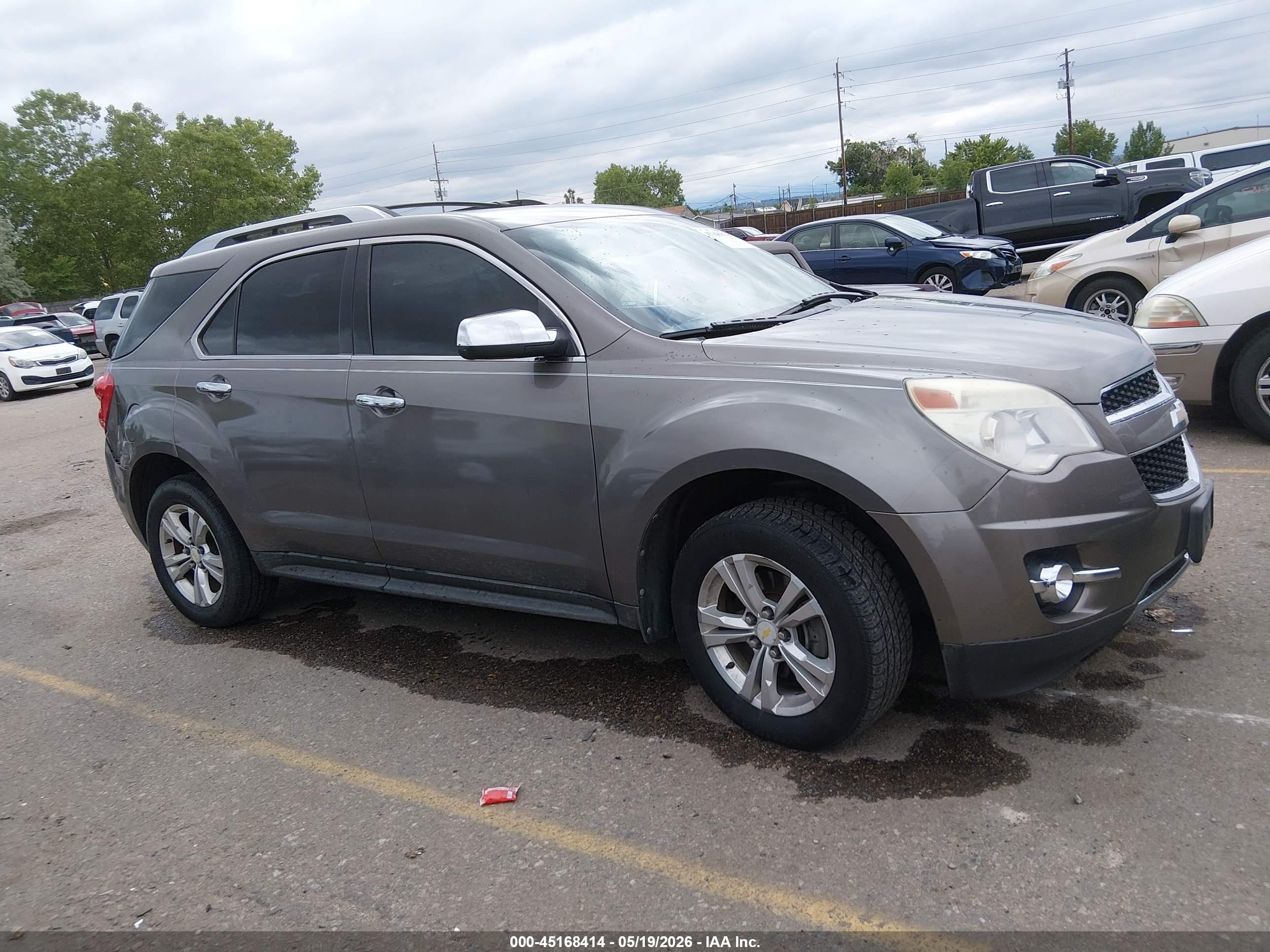 2010 Chevrolet Equinox Ltz Gray vin: 2CNFLGEY7A6298303