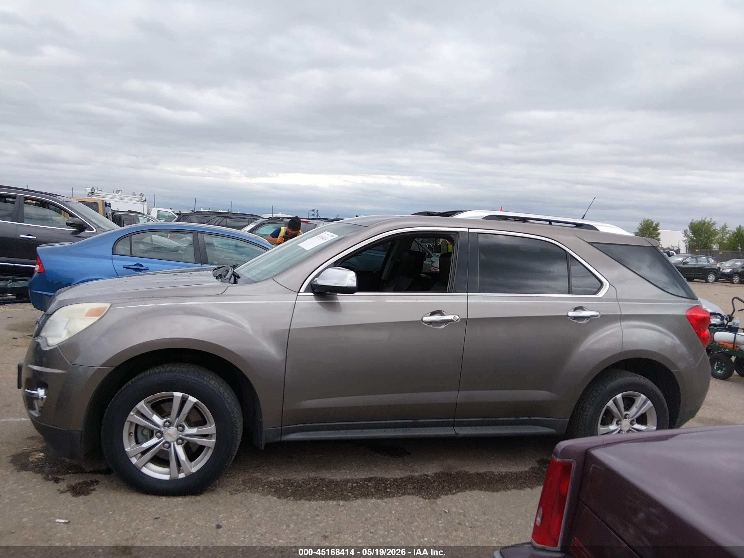 2010 Chevrolet Equinox Ltz Gray vin: 2CNFLGEY7A6298303