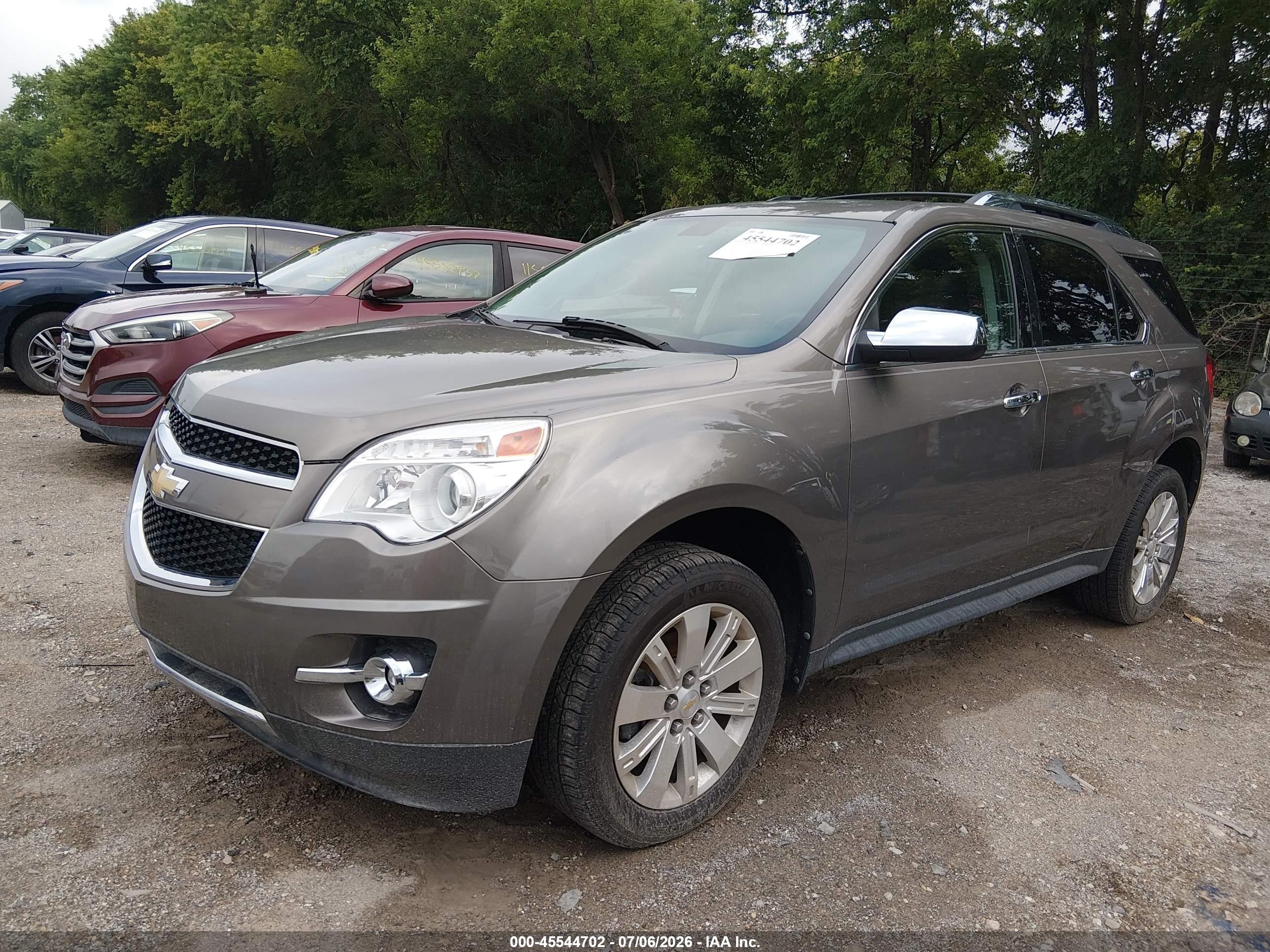 2010 Chevrolet Equinox Ltz Gray vin: 2CNFLGEY7A6388180