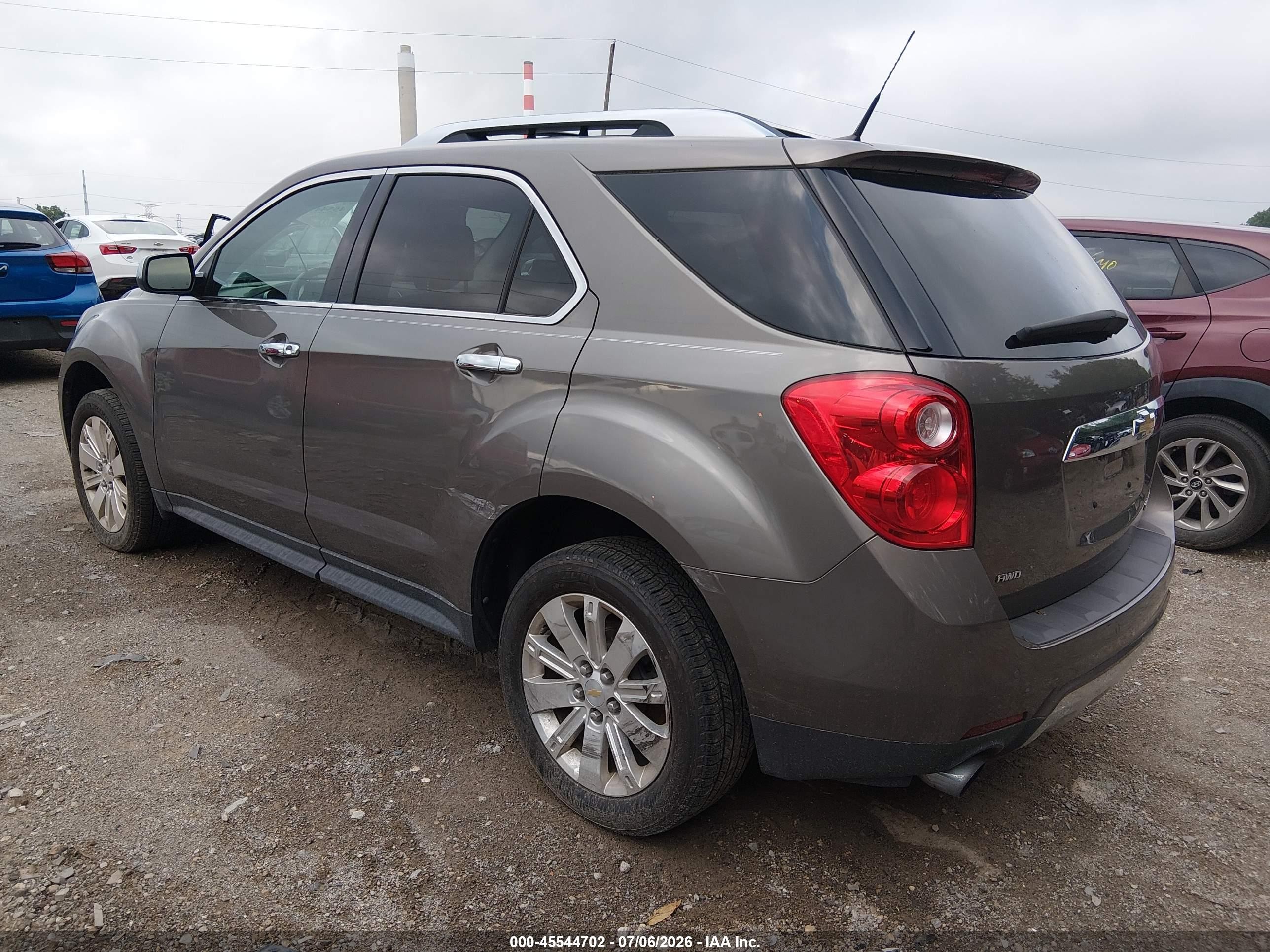 2010 Chevrolet Equinox Ltz Gray vin: 2CNFLGEY7A6388180