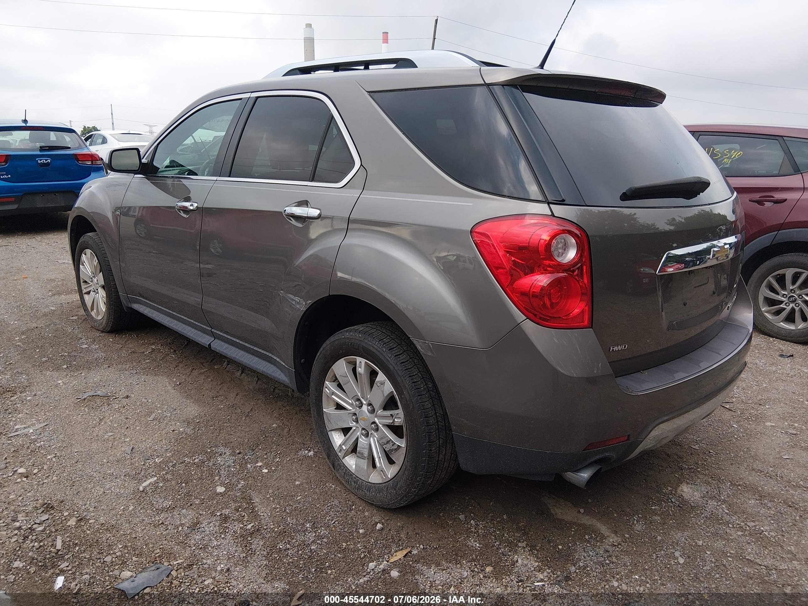 2010 Chevrolet Equinox Ltz Gray vin: 2CNFLGEY7A6388180