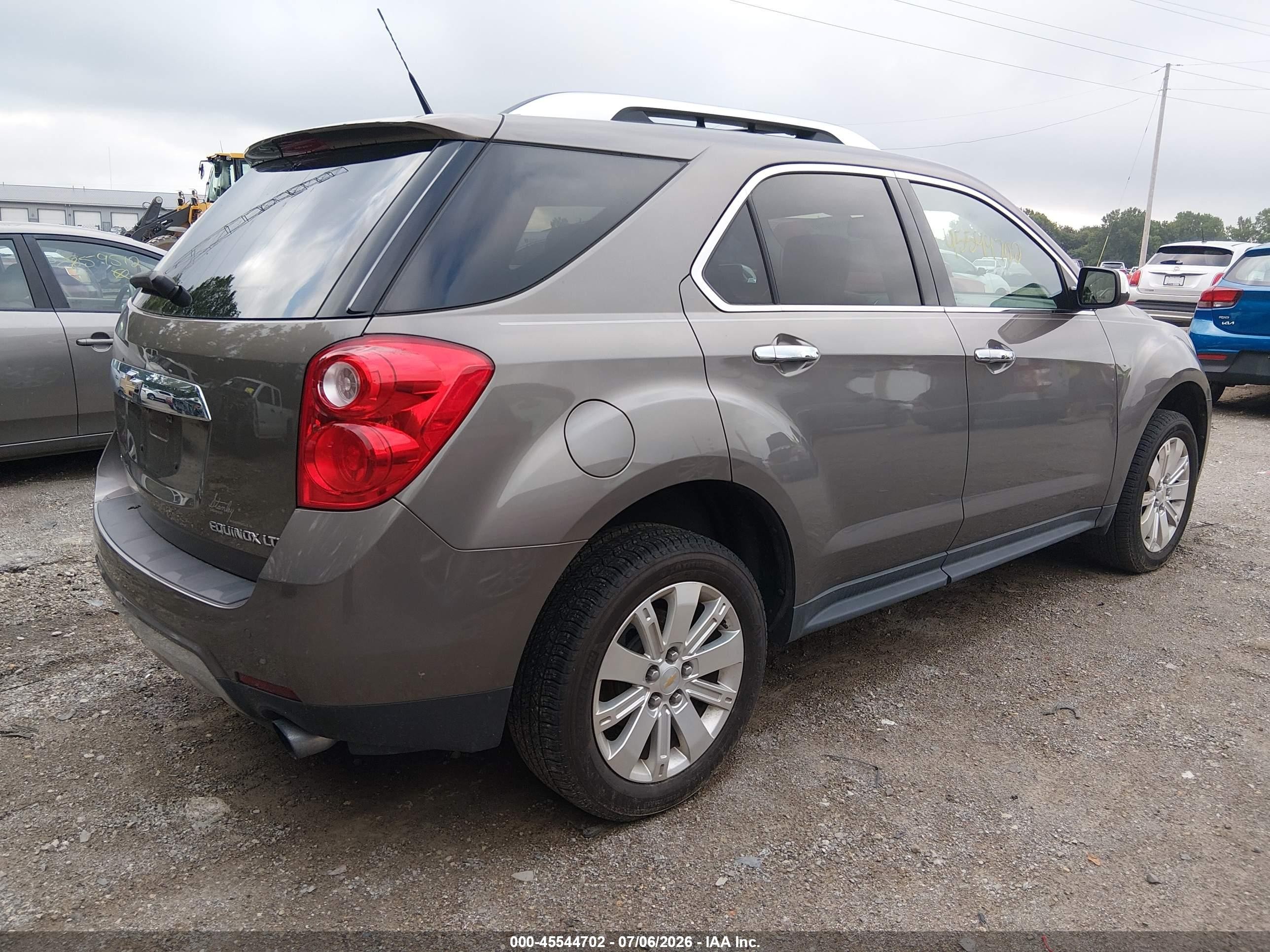 2010 Chevrolet Equinox Ltz Gray vin: 2CNFLGEY7A6388180