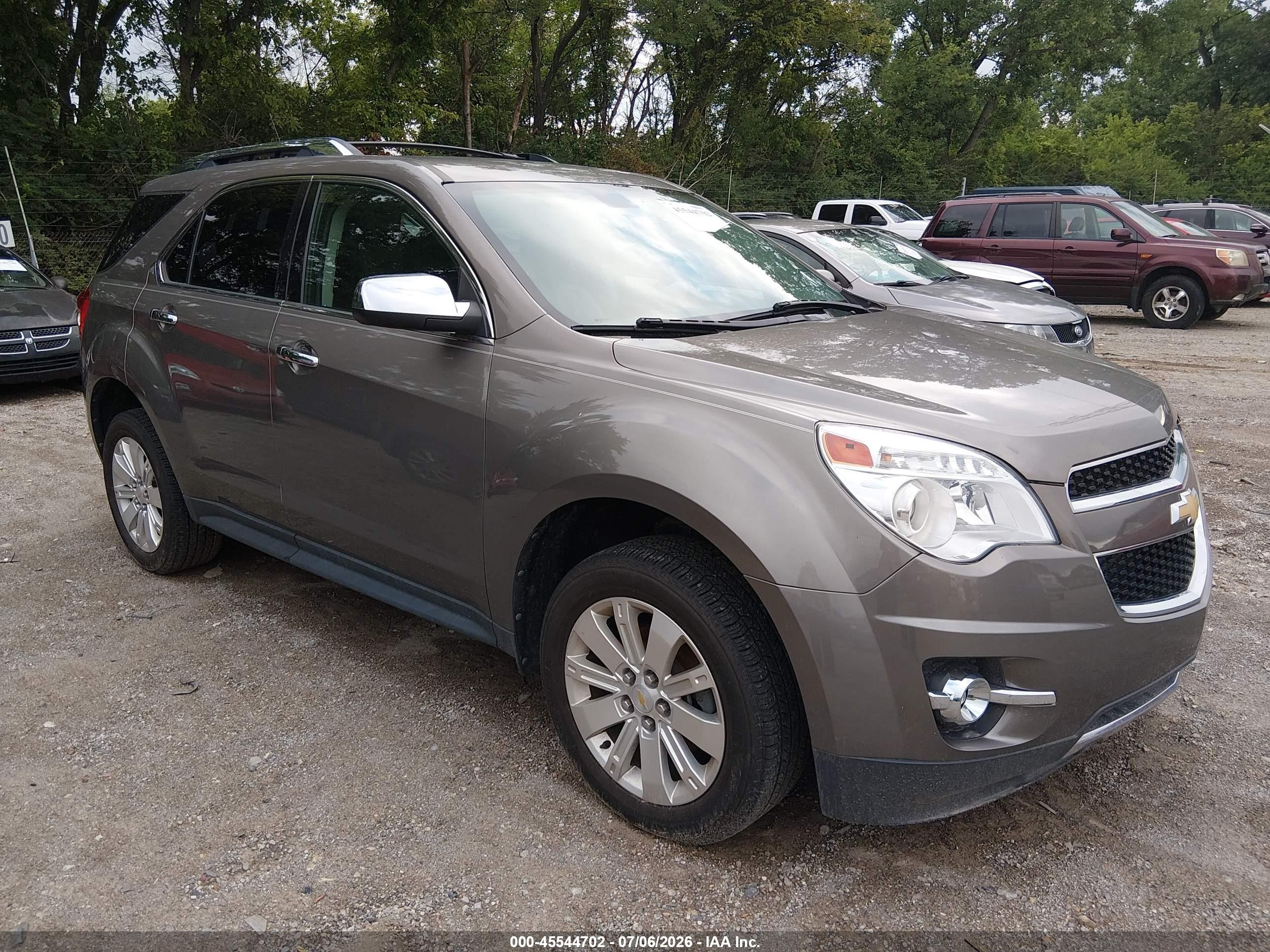 2010 Chevrolet Equinox Ltz Gray vin: 2CNFLGEY7A6388180
