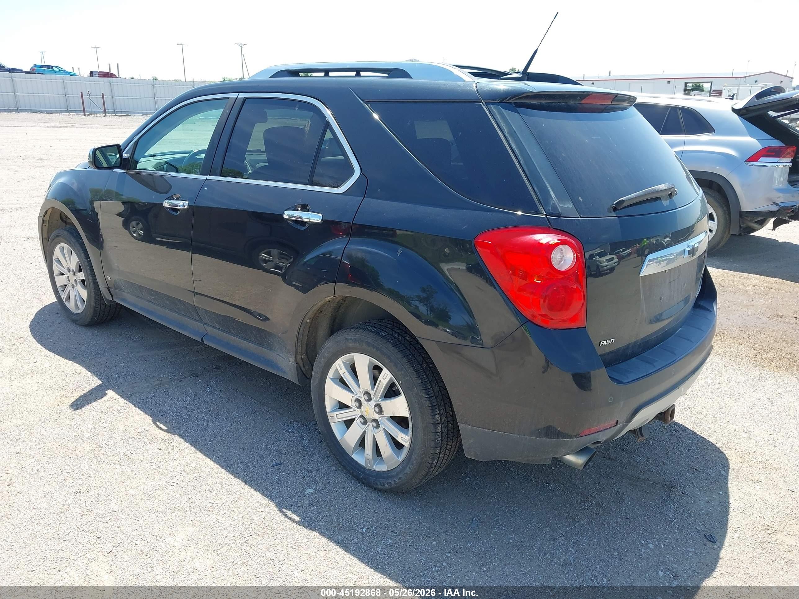 2010 Chevrolet Equinox Ltz Black vin: 2CNFLGEY8A6219625