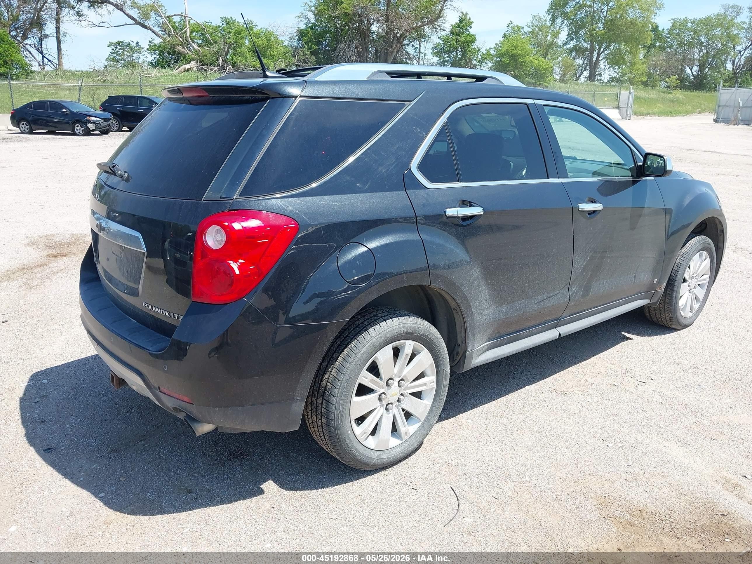 2010 Chevrolet Equinox Ltz Black vin: 2CNFLGEY8A6219625