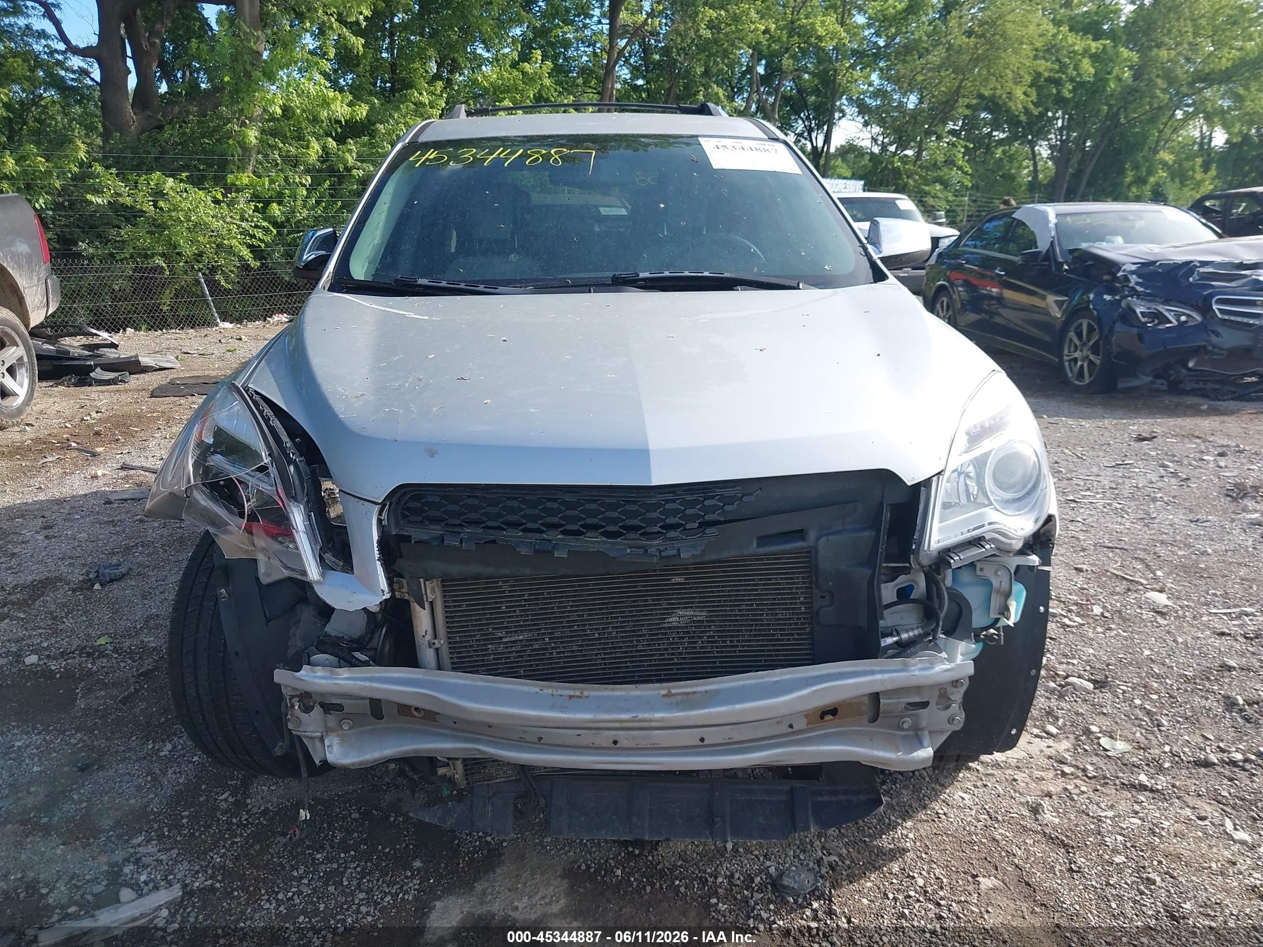 2010 Chevrolet Equinox Ltz Silver vin: 2CNFLGEY9A6383885