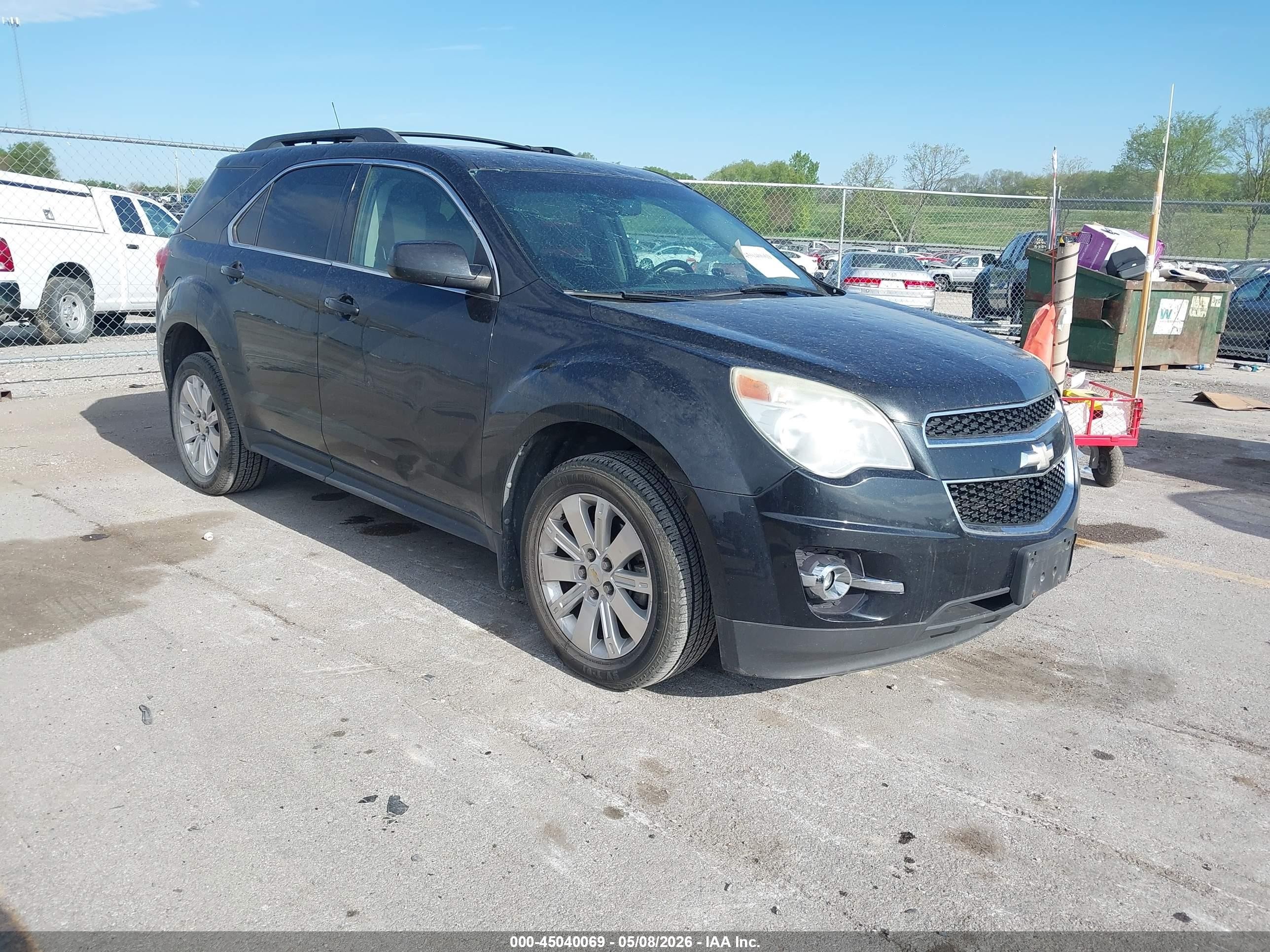 2011 Chevrolet Equinox 2lt Черный vin: 2CNFLNE50B6386296