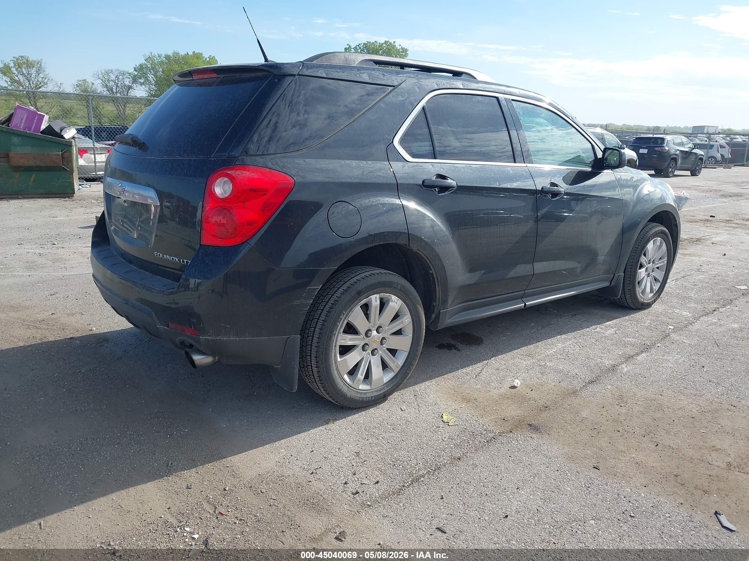2011 Chevrolet Equinox 2lt Черный vin: 2CNFLNE50B6386296