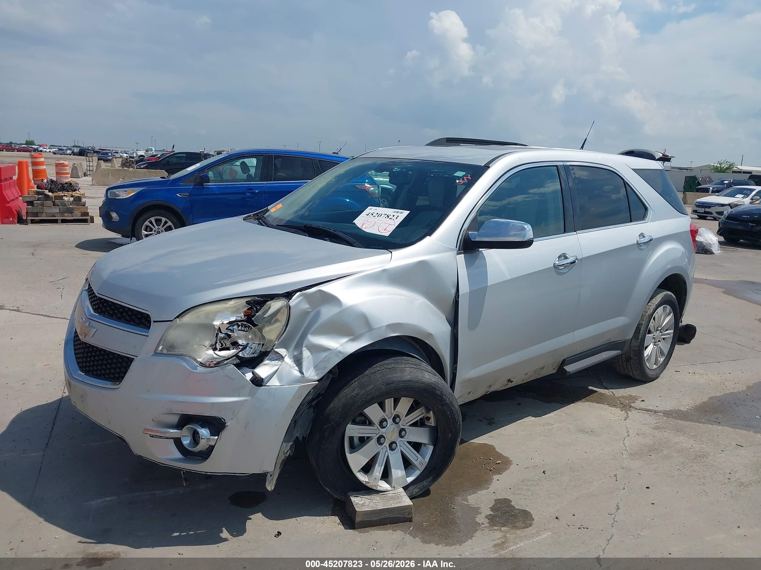 2011 Chevrolet Equinox 2lt Silver vin: 2CNFLNE52B6385229