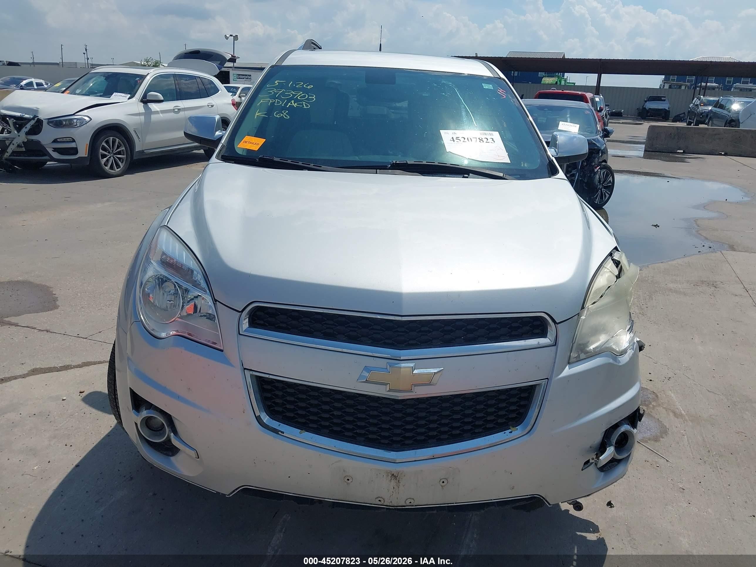 2011 Chevrolet Equinox 2lt Silver vin: 2CNFLNE52B6385229