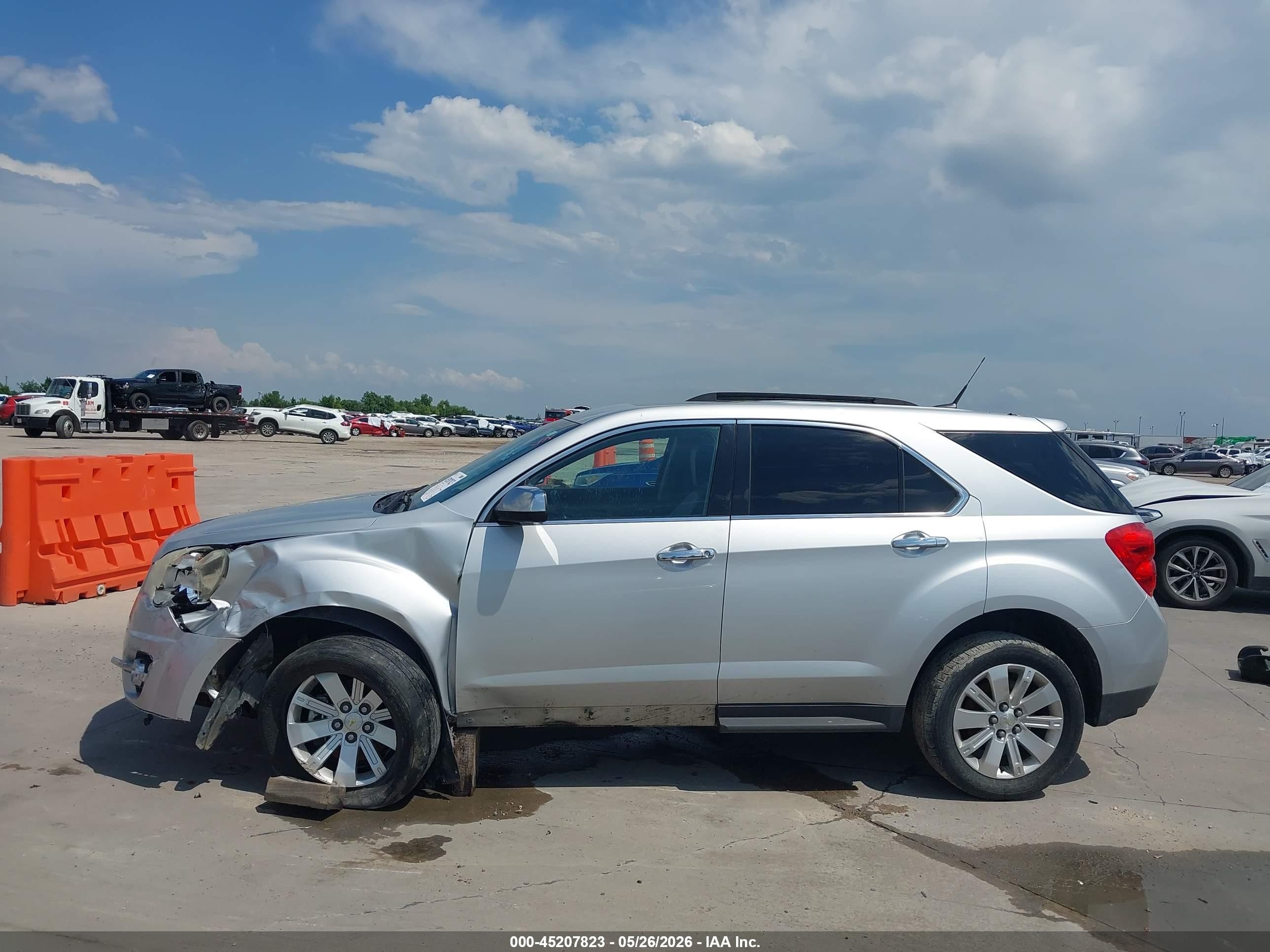 2011 Chevrolet Equinox 2lt Silver vin: 2CNFLNE52B6385229