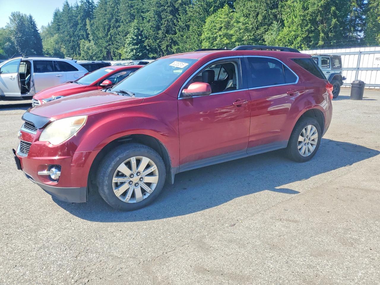 2011 Chevrolet Equinox Lt Maroon vin: 2CNFLNE54B6284239